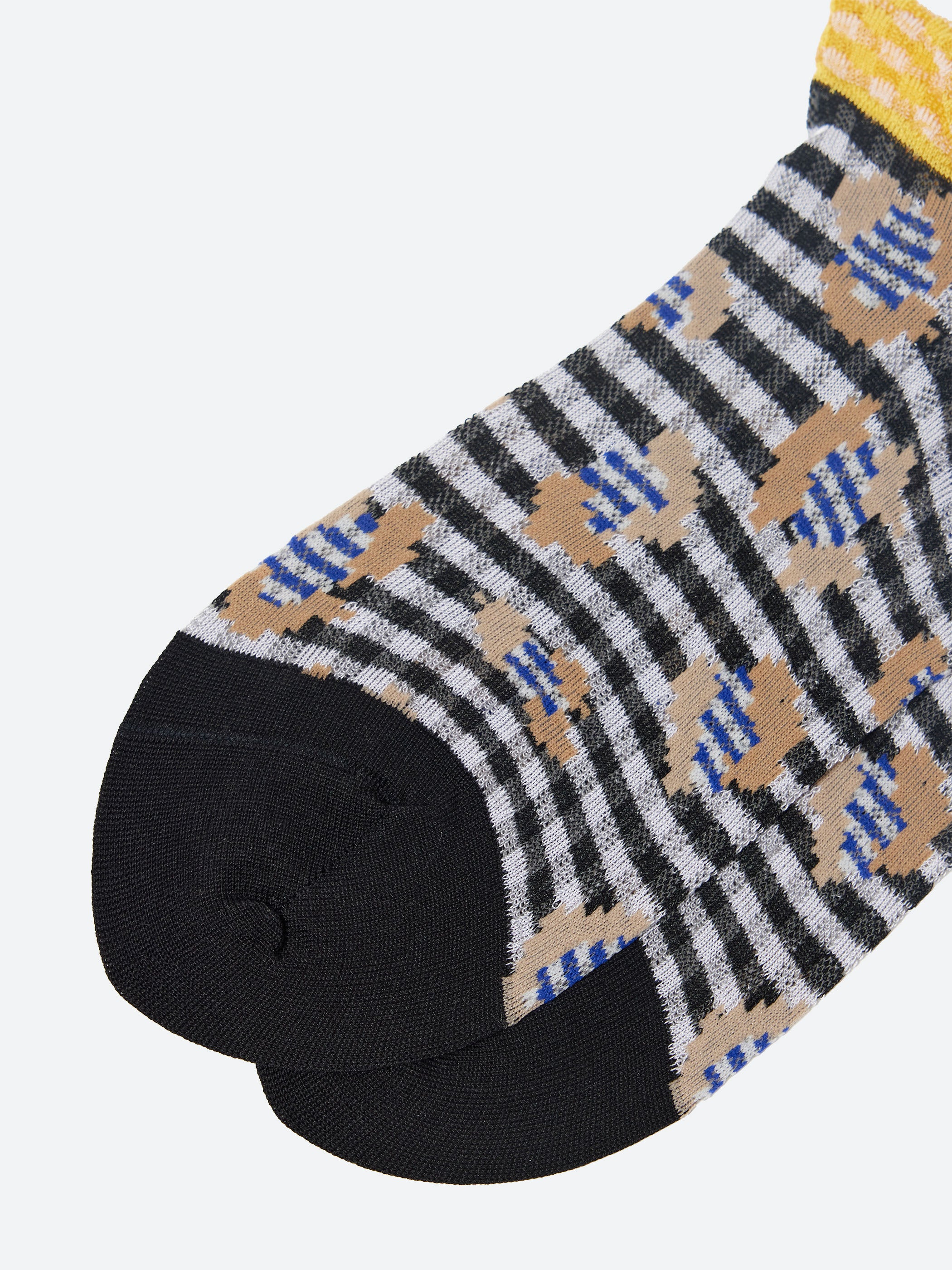 Jungle Check Short Socks