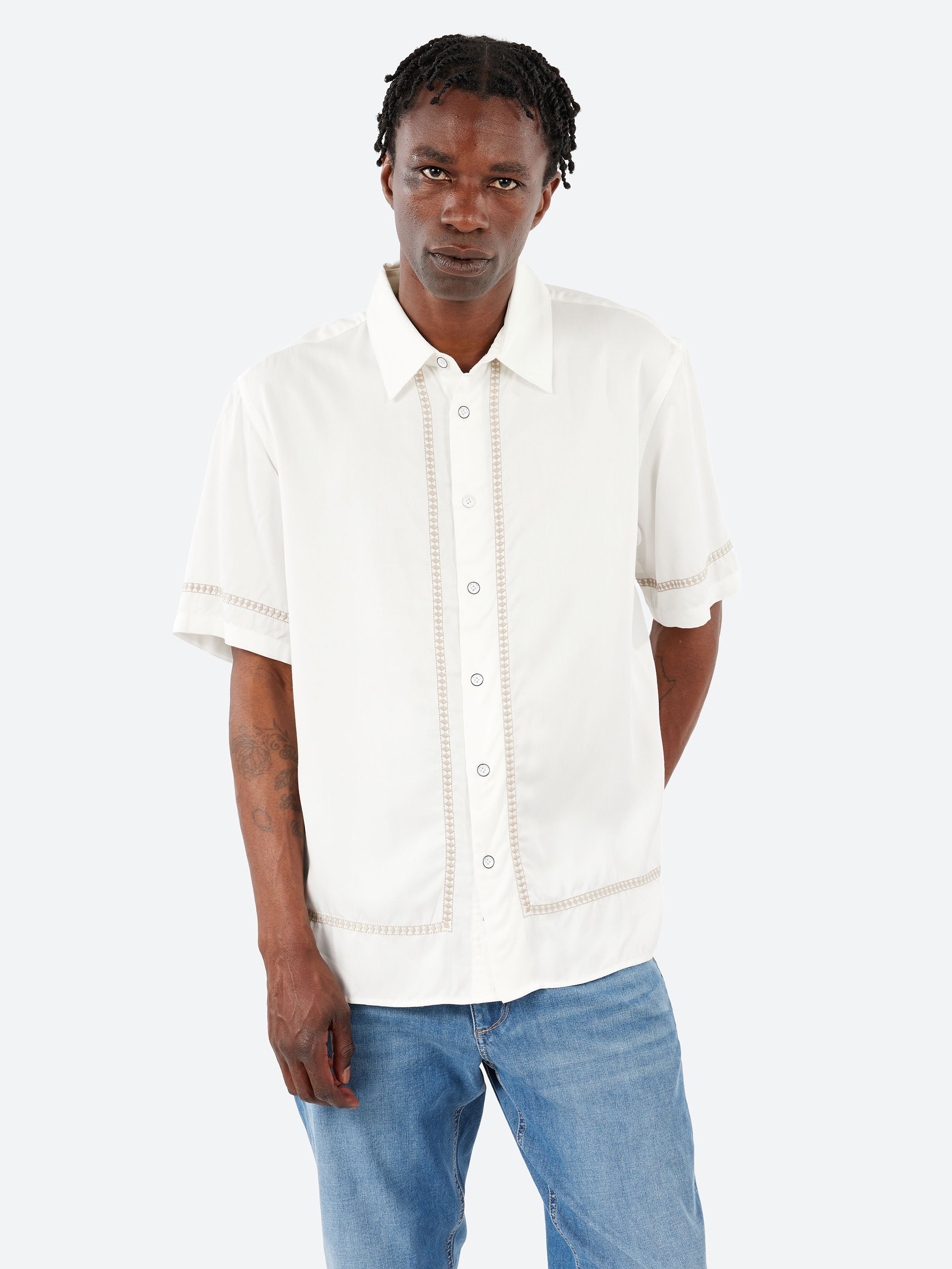 Dalton Embroidered Shirt