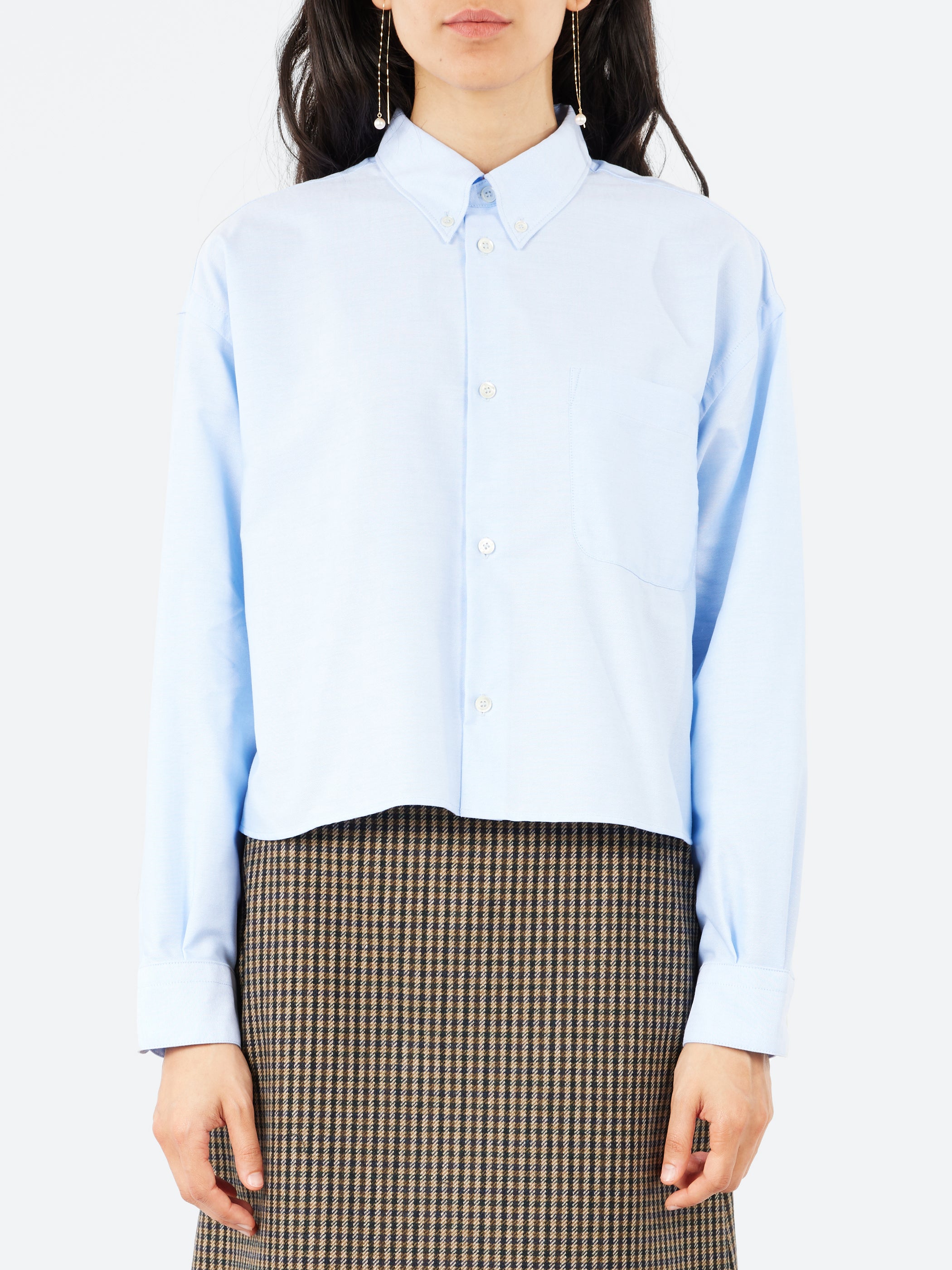 Sophia Button Down Logo Shirt