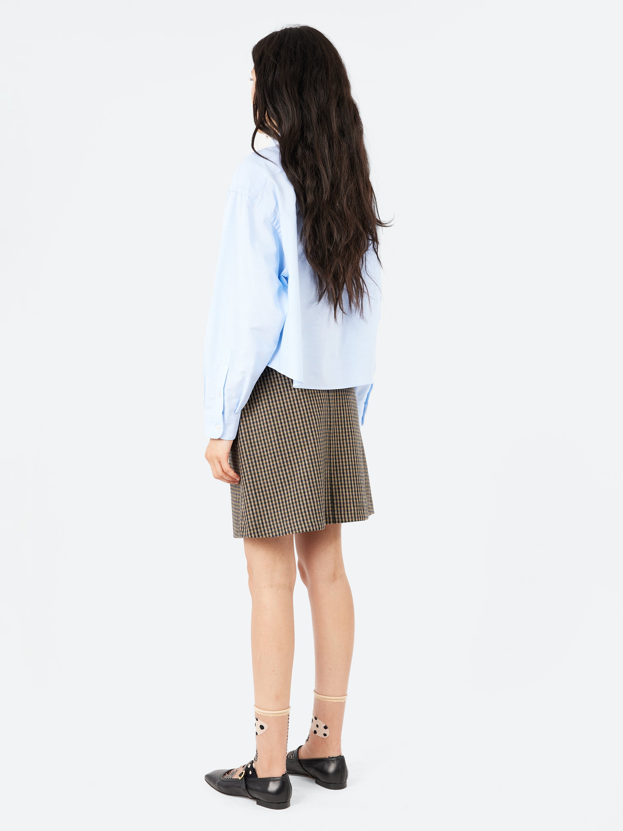 Sophia Button Down Logo Shirt