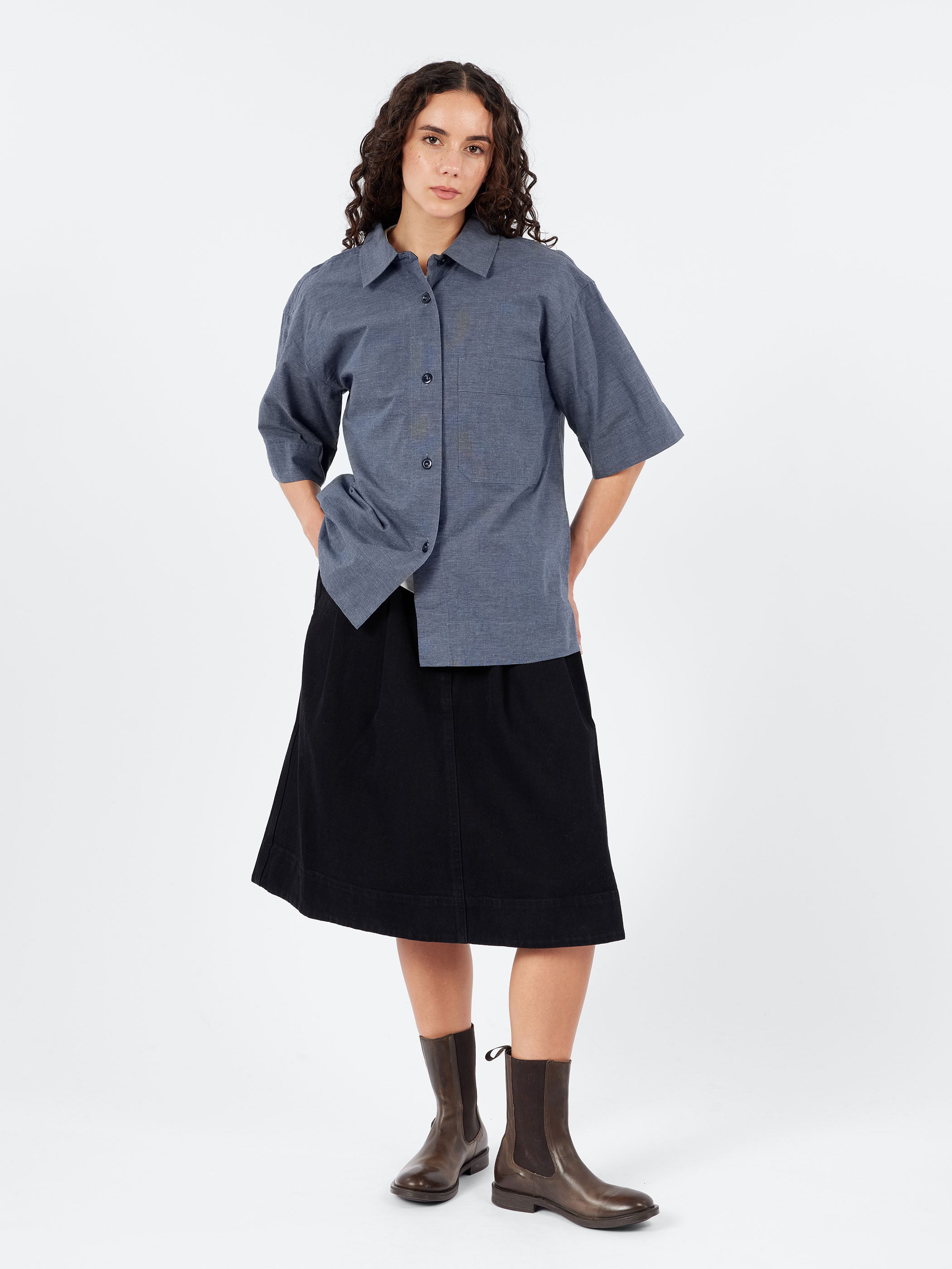 MHL Double Pleat Skirt