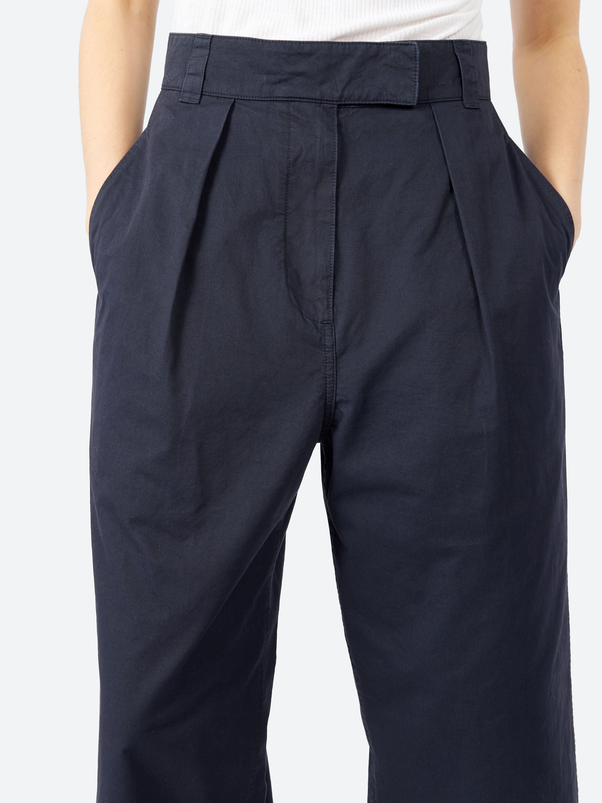 MHL Pleated Crop Trousers