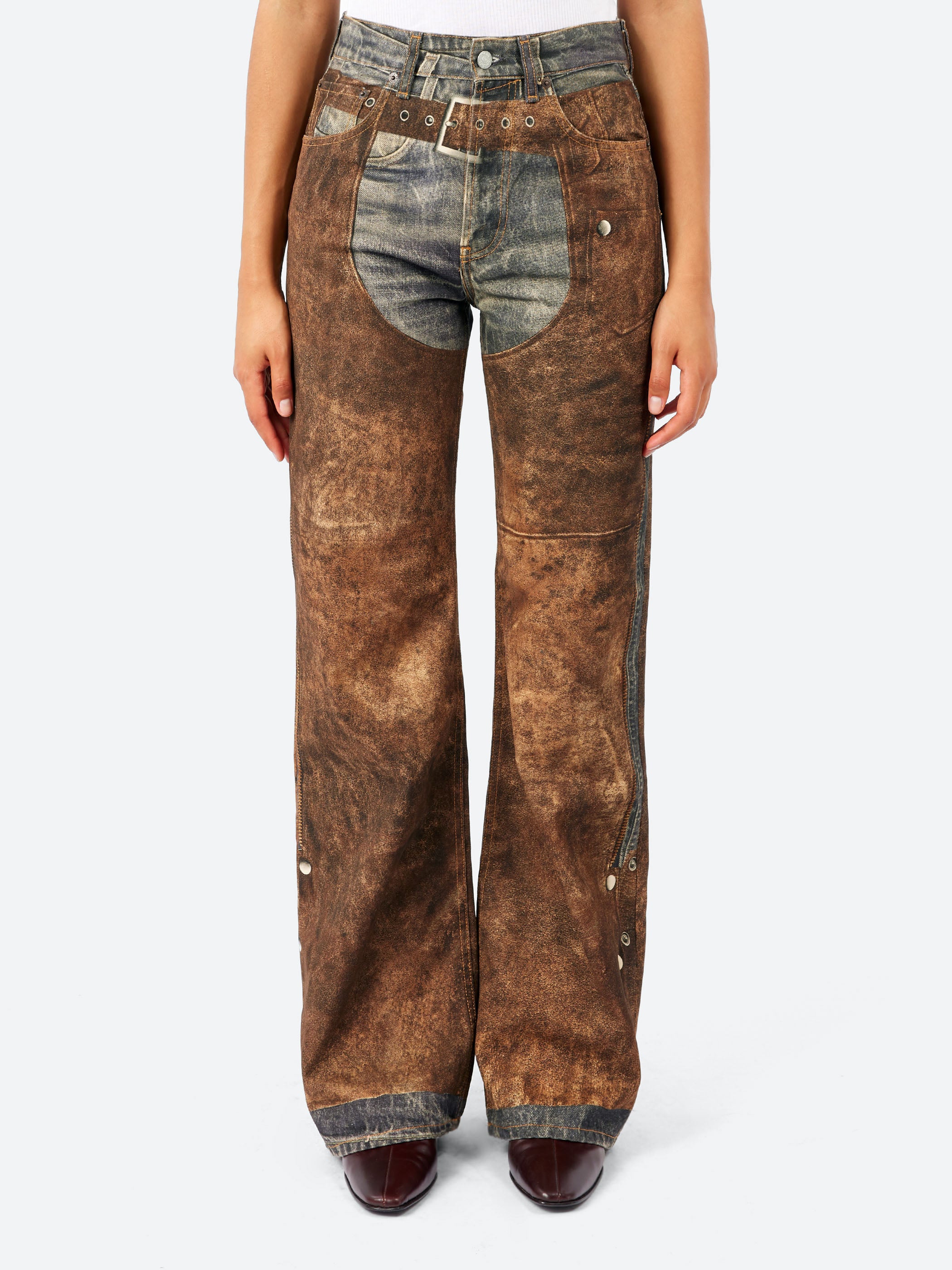 Regular Fit Printed Jeans