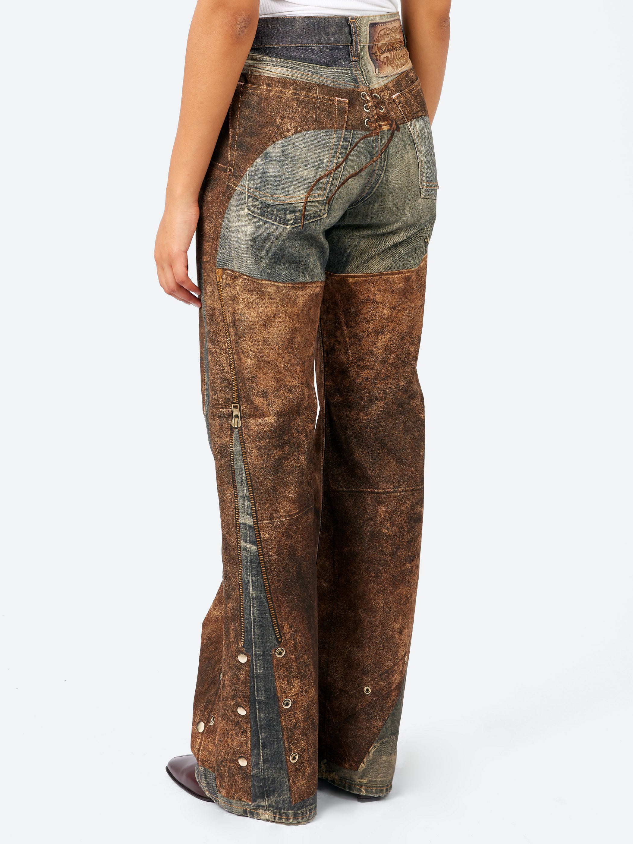 Regular Fit Printed Jeans