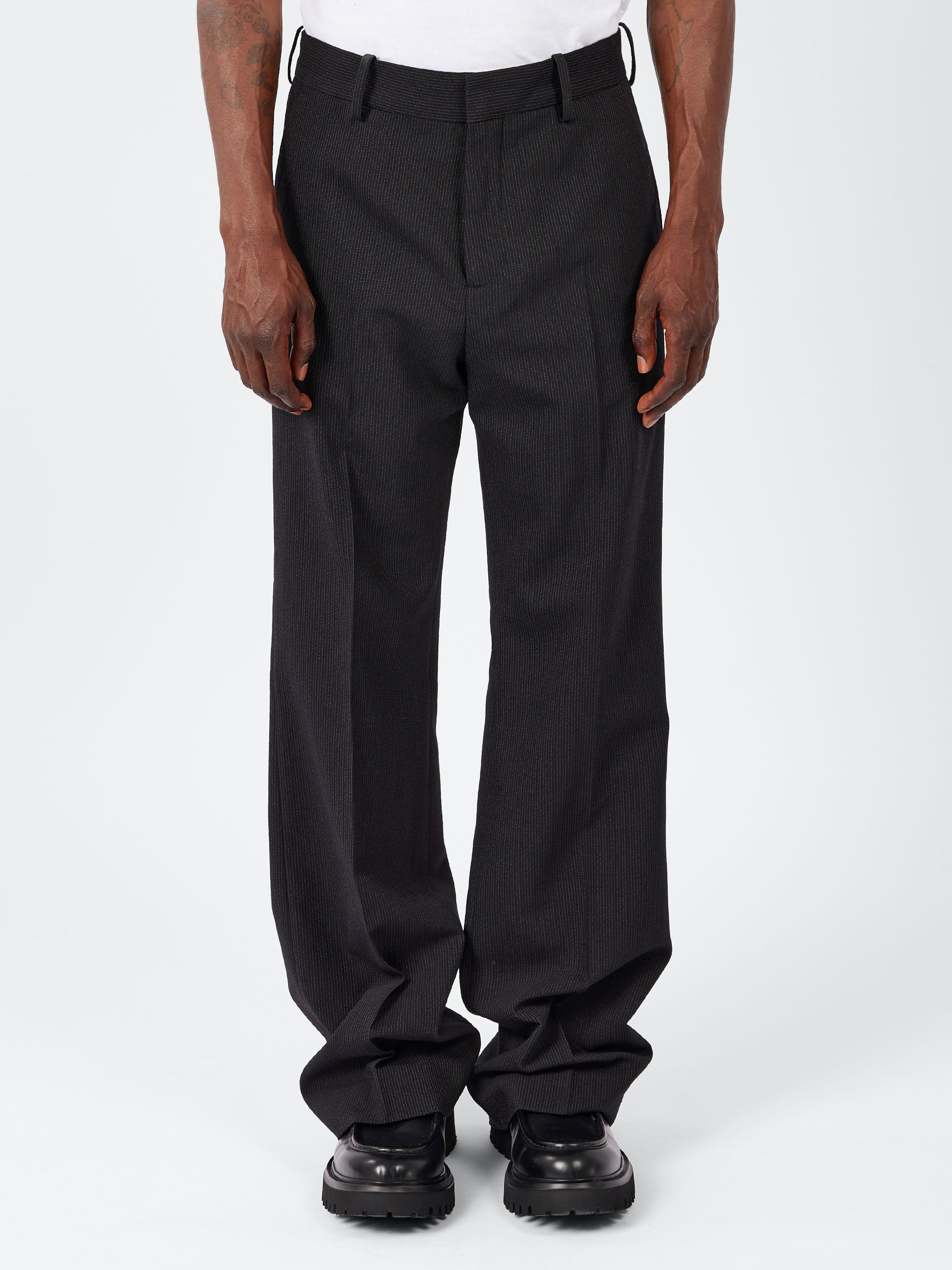 Palvin Wool Barre Jacquard Trousers
