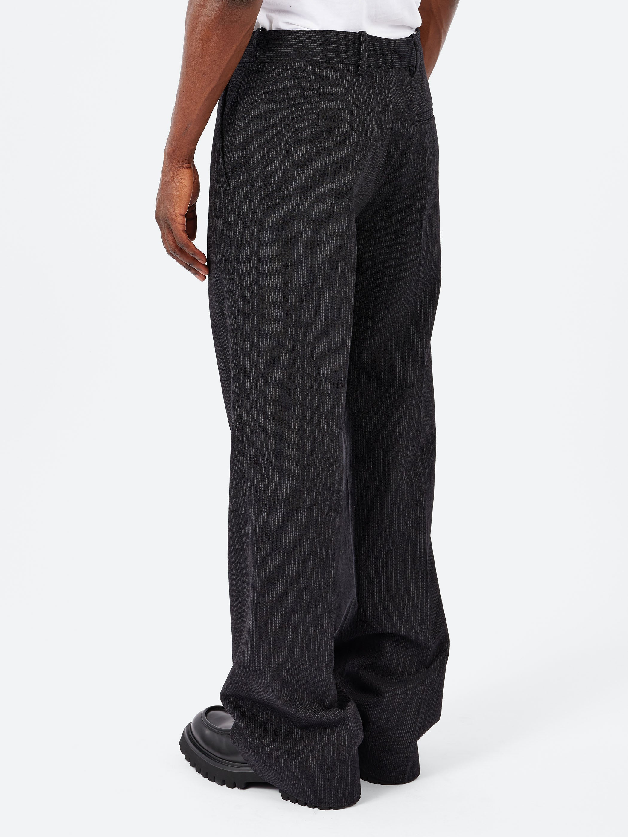 Palvin Wool Barre Jacquard Trousers