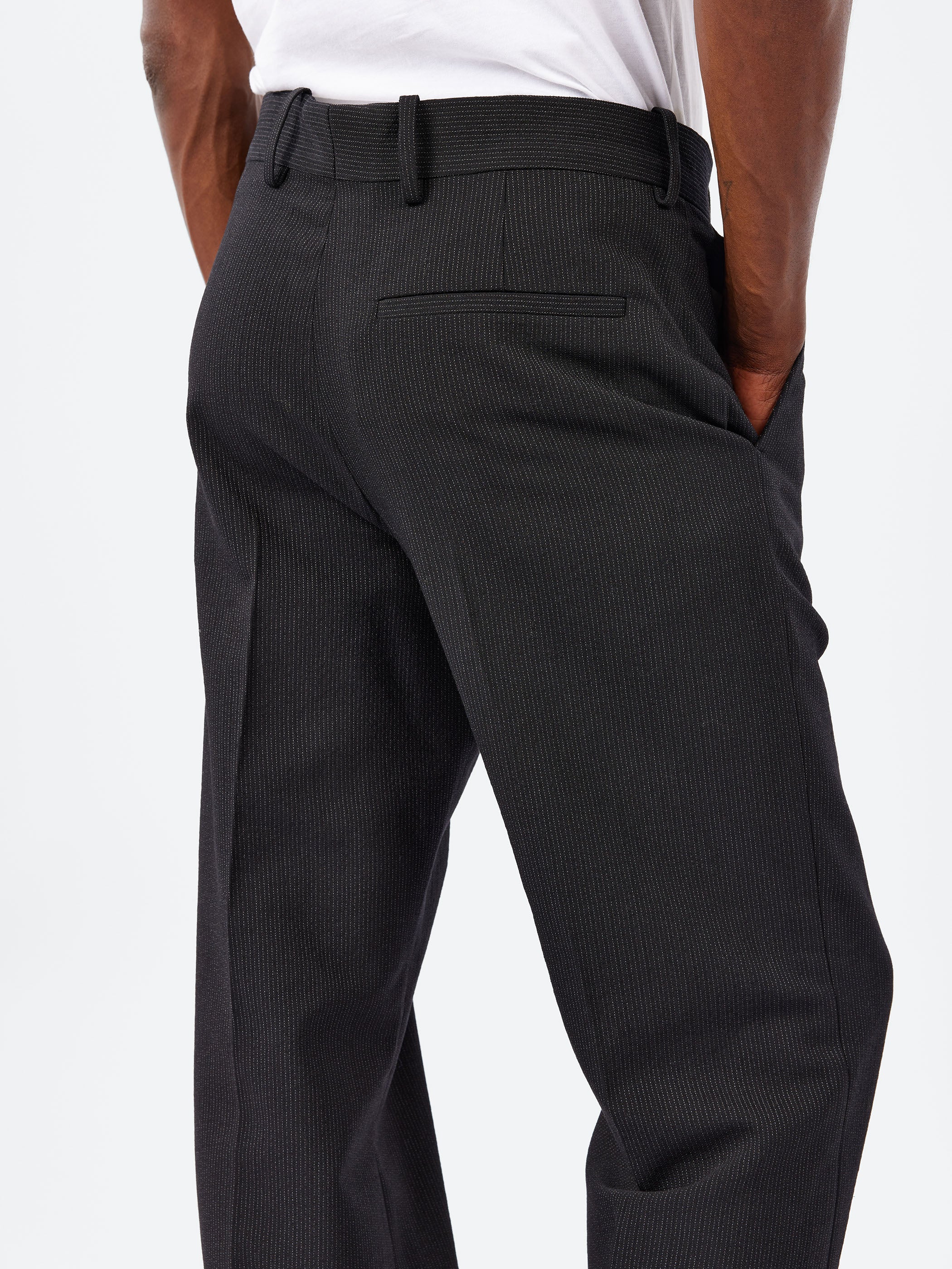 Palvin Wool Barre Jacquard Trousers