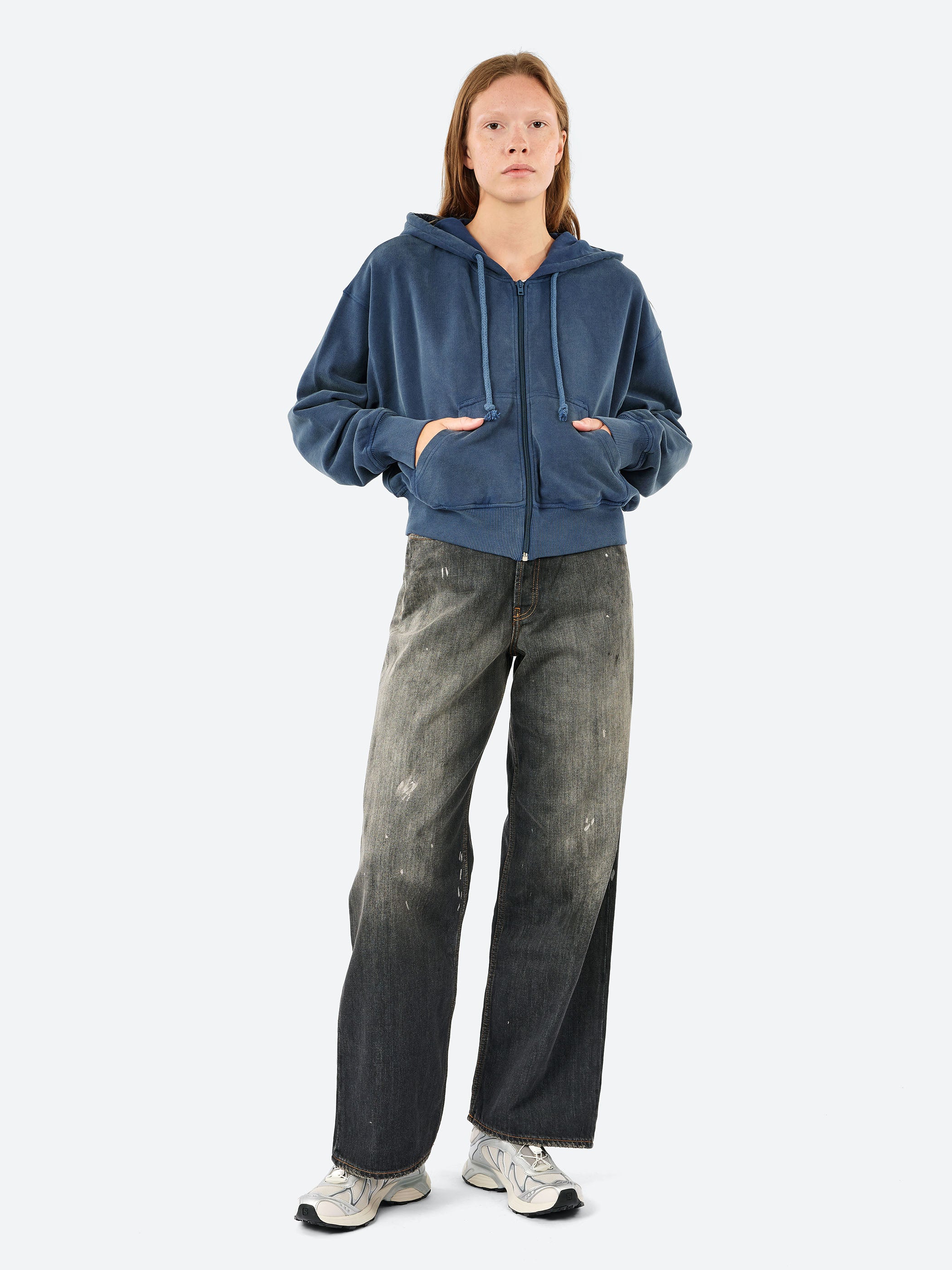 Hooded Zipper Sweater