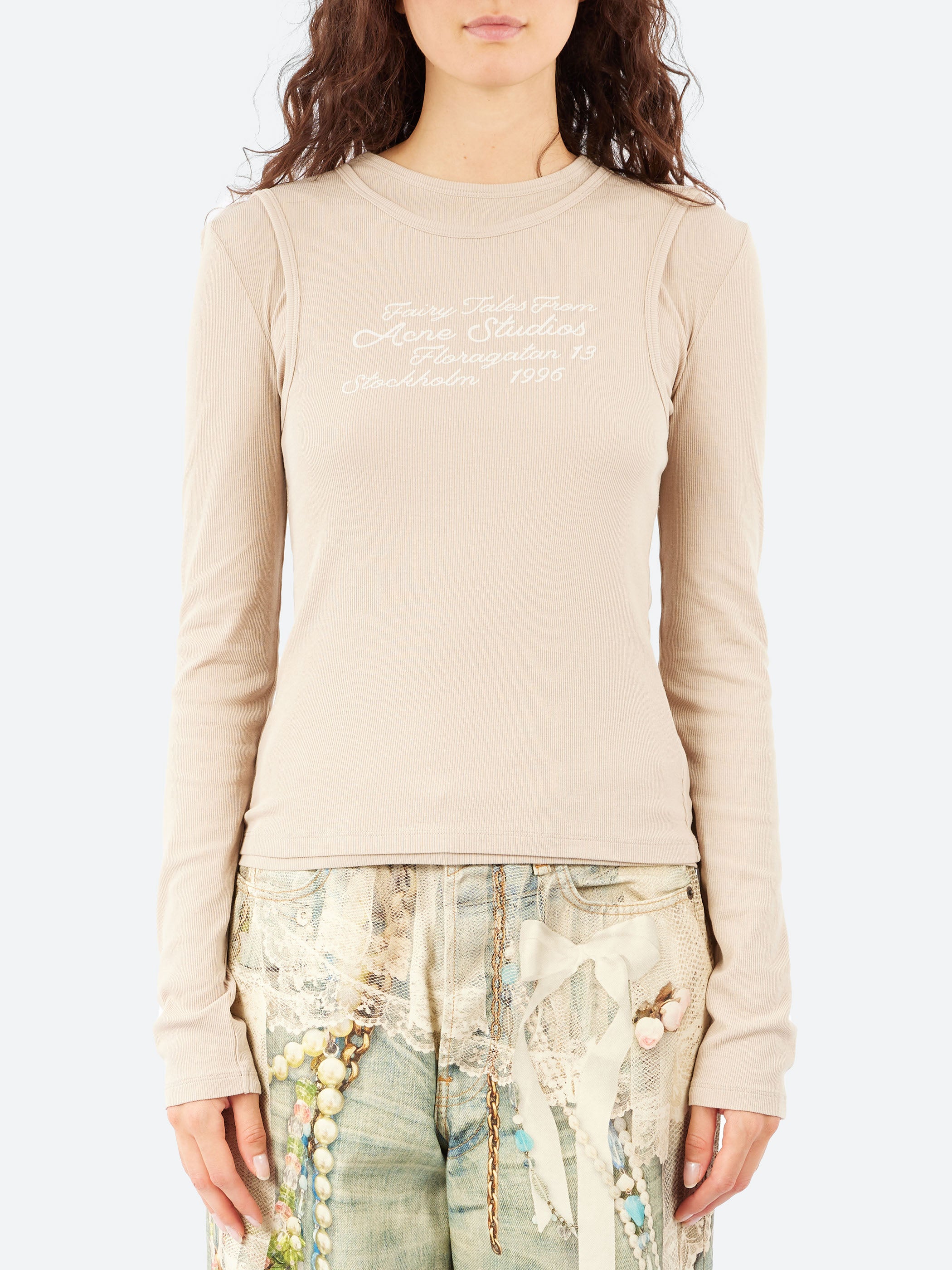 Layered Long-Sleeve T-Shirt