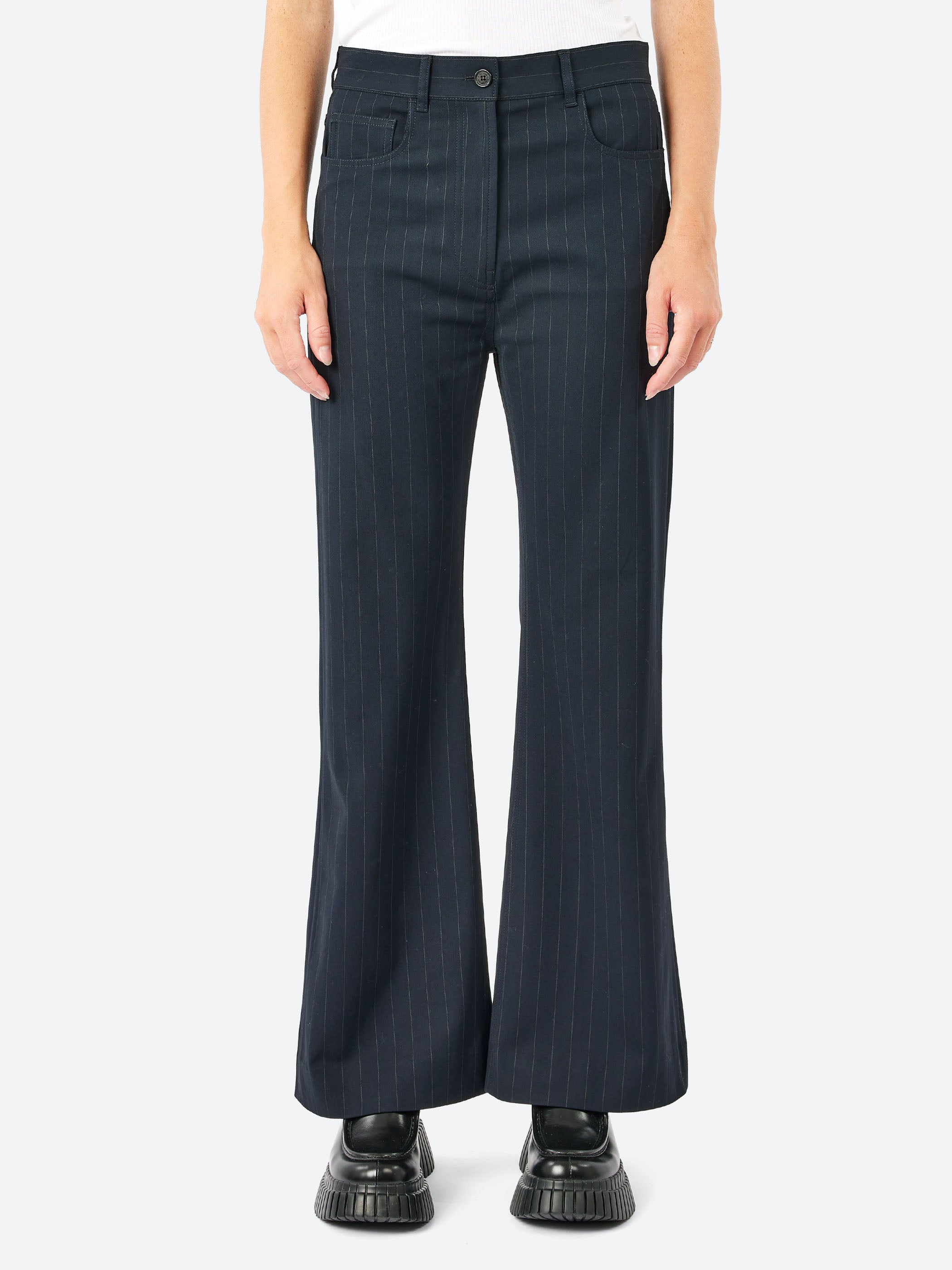 Pinstripe Trousers