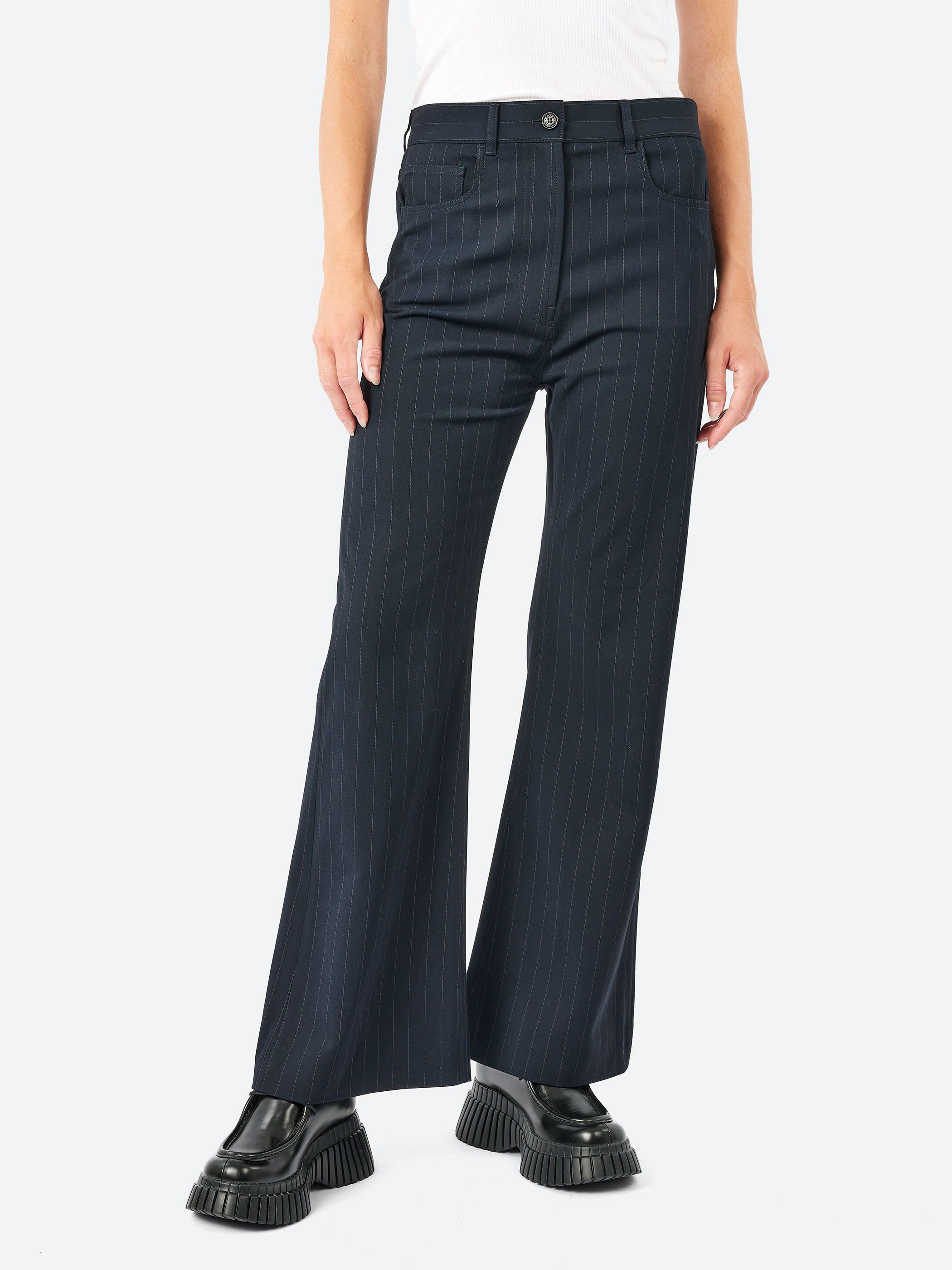 Pinstripe Trousers