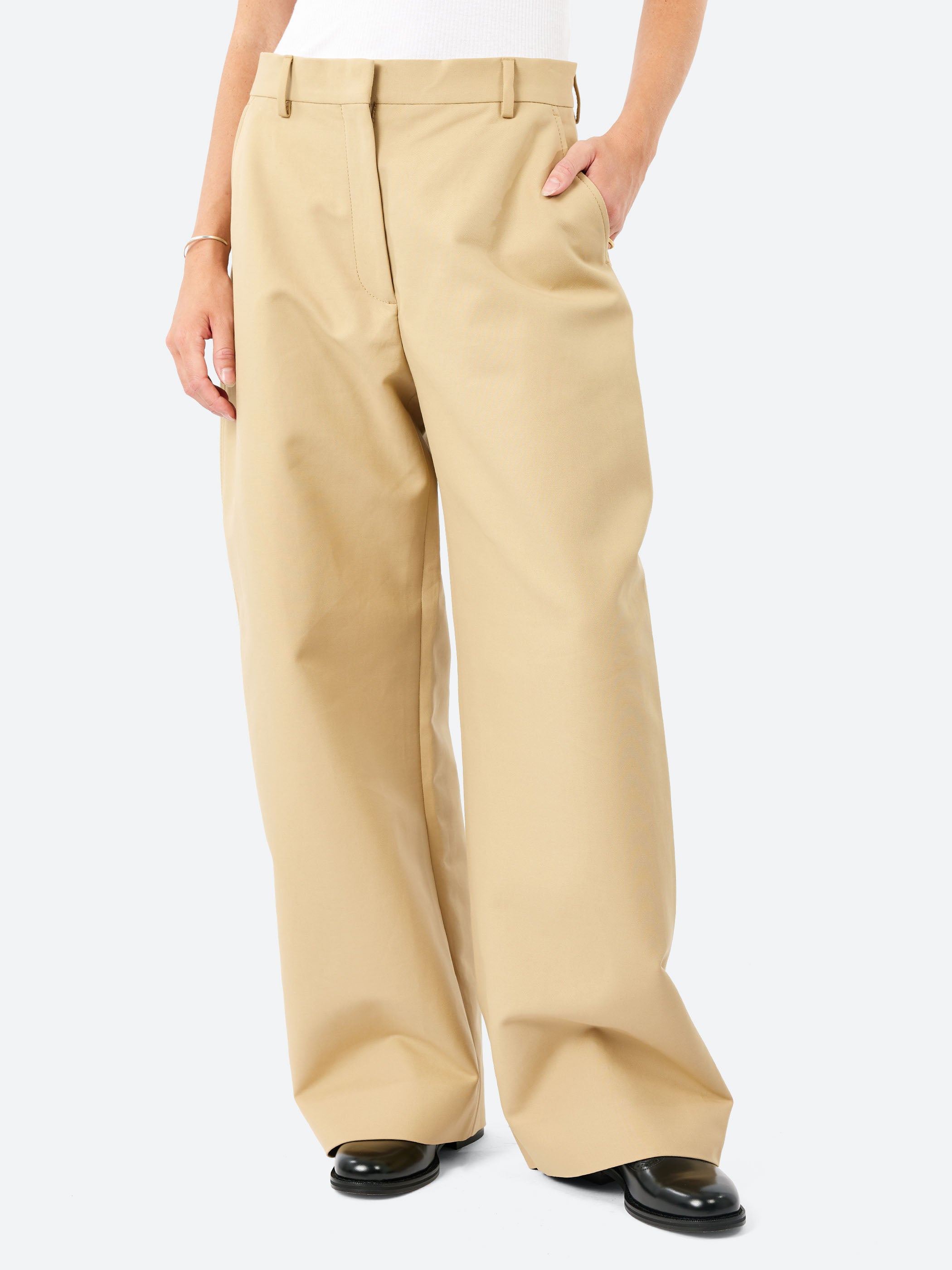 Tailored Satin Trousers