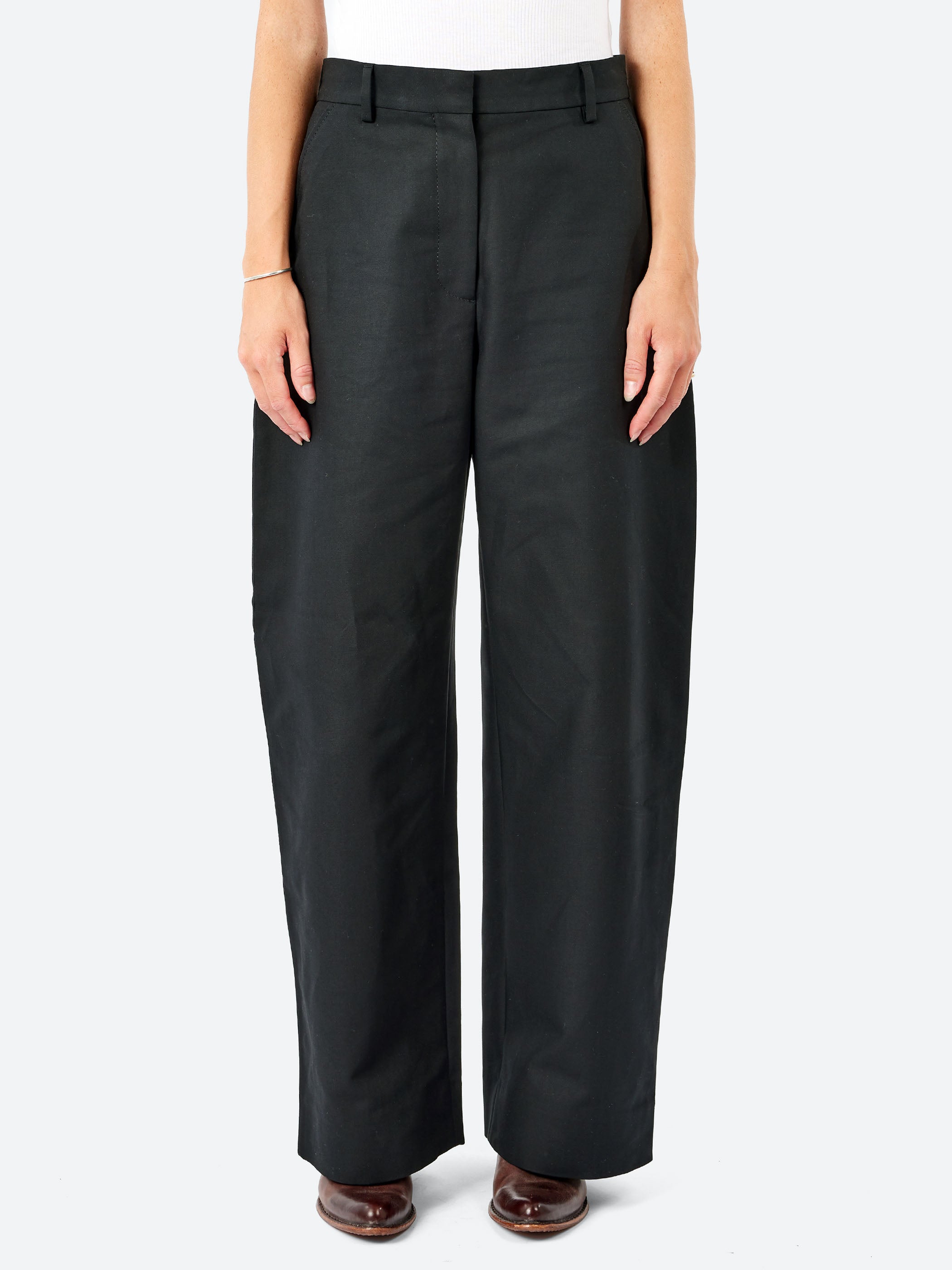 Tailored Satin Trousers