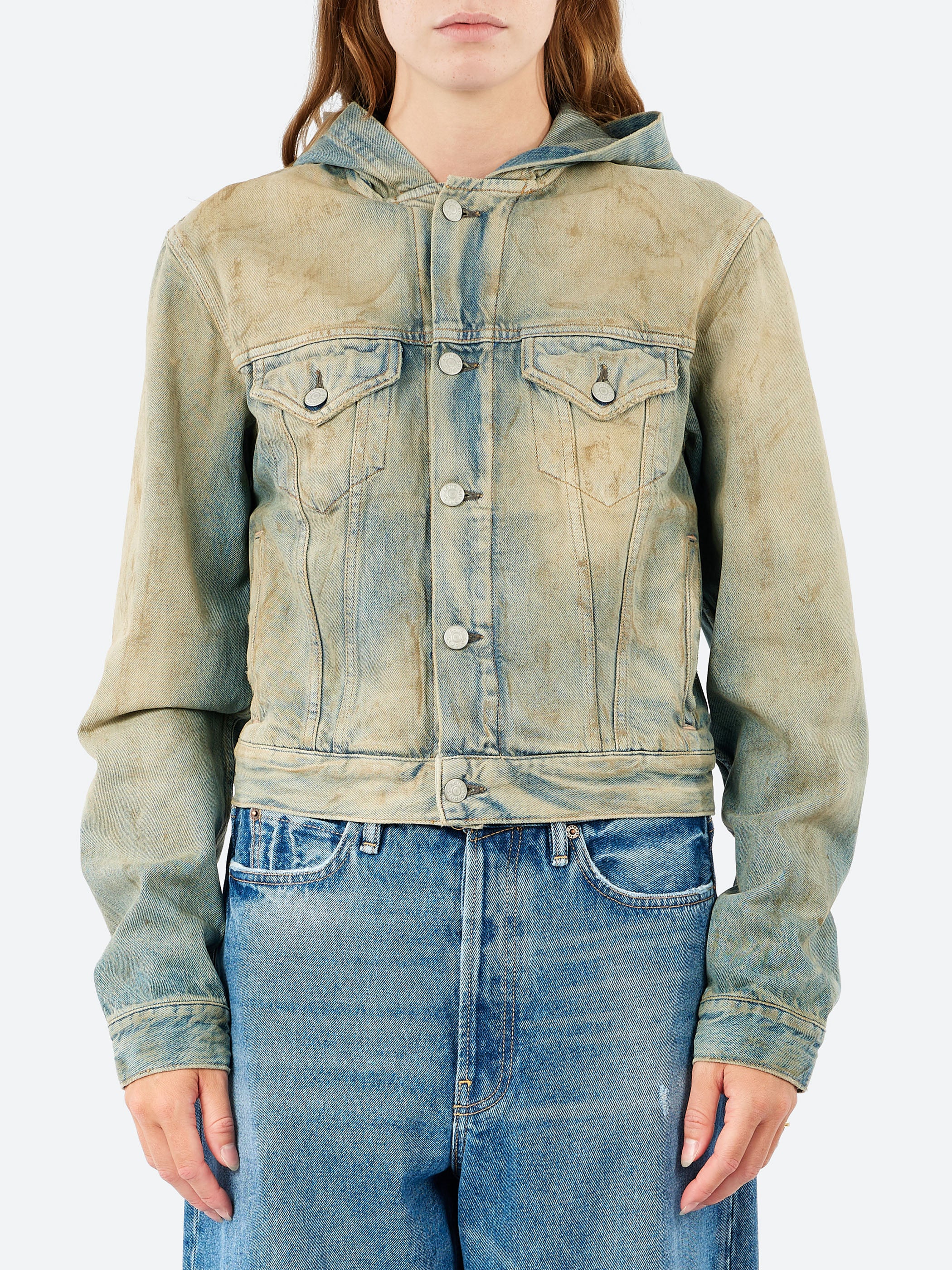 Denim Jacket with Hood