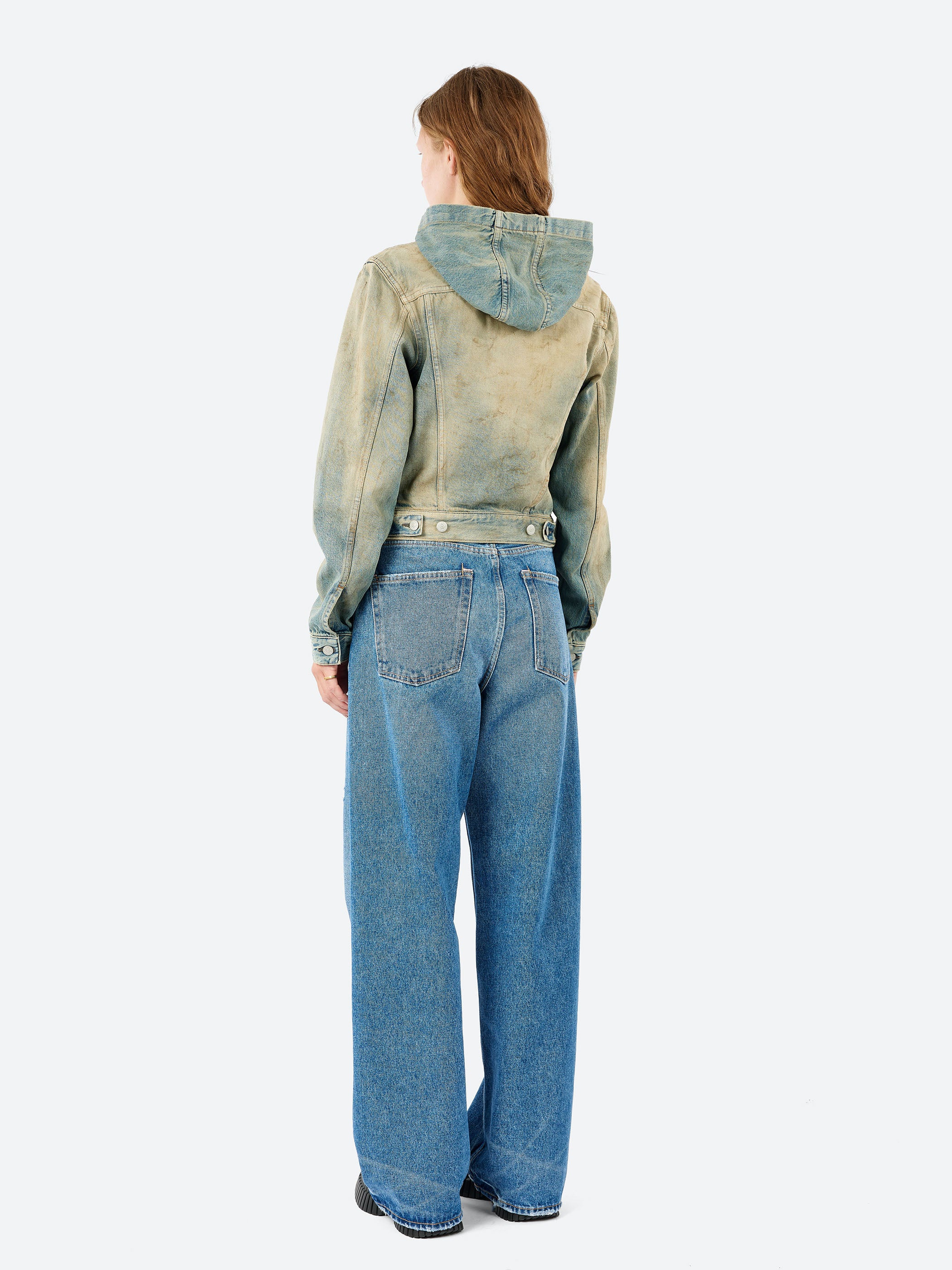 Denim Jacket with Hood