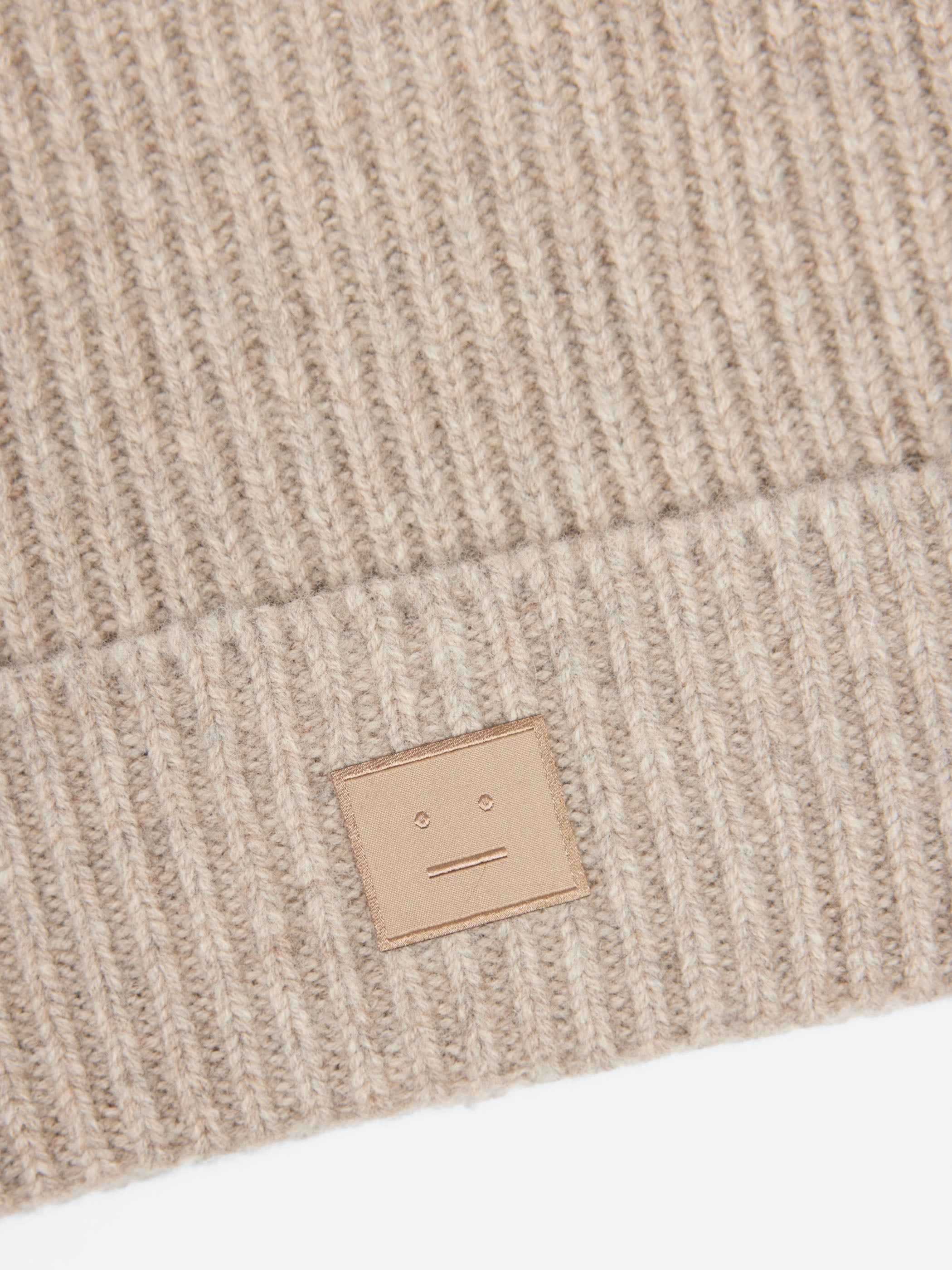 Face Logo Square Beanie