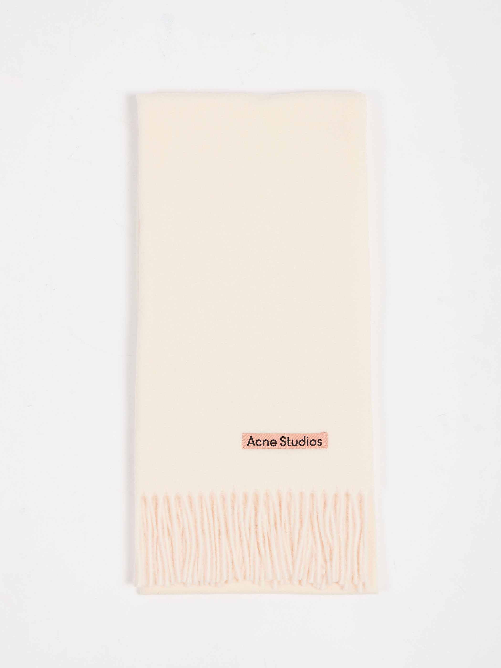 Fringe Wool Scarf - Narrow