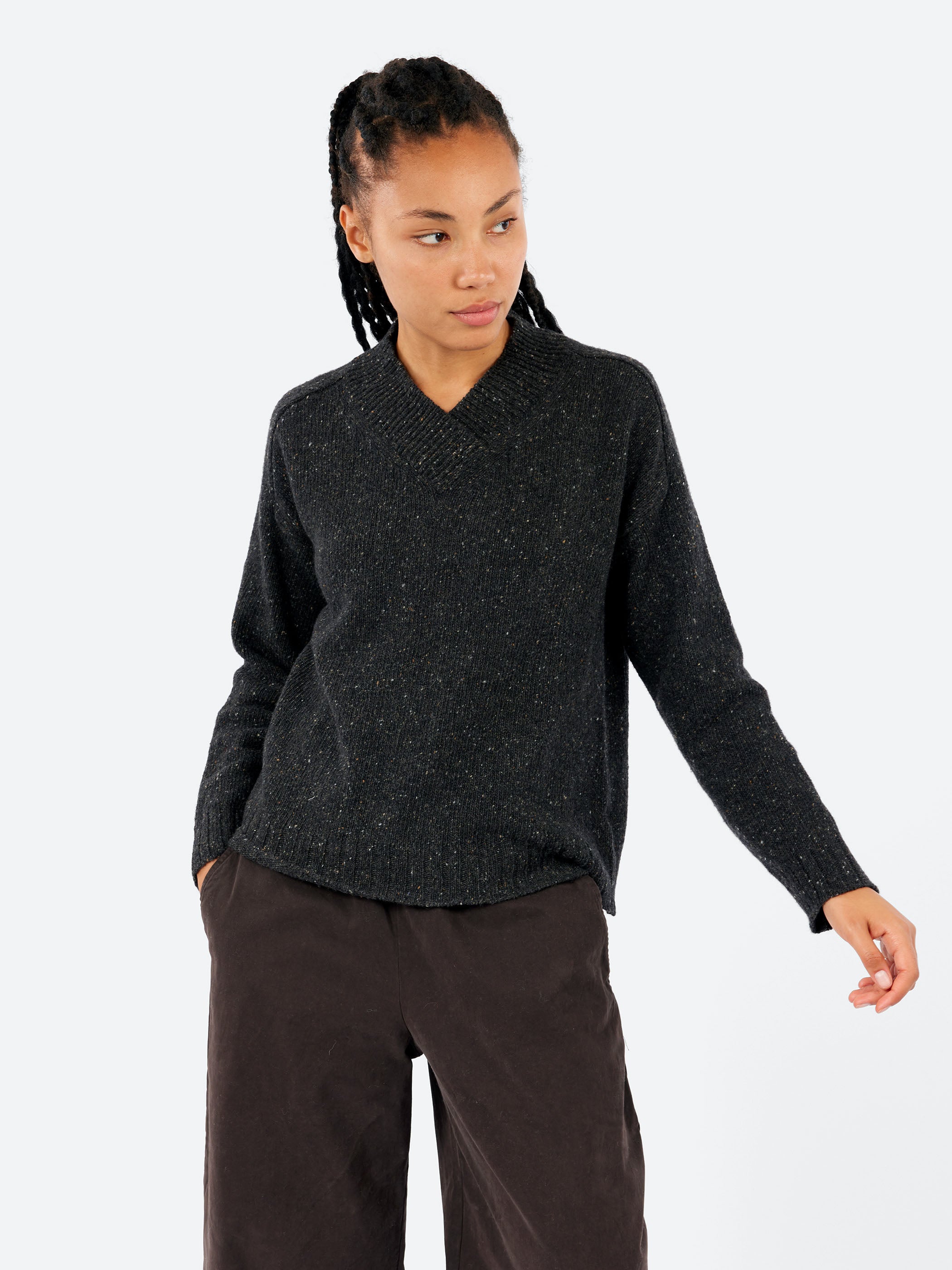 2577 V Neck Pullover