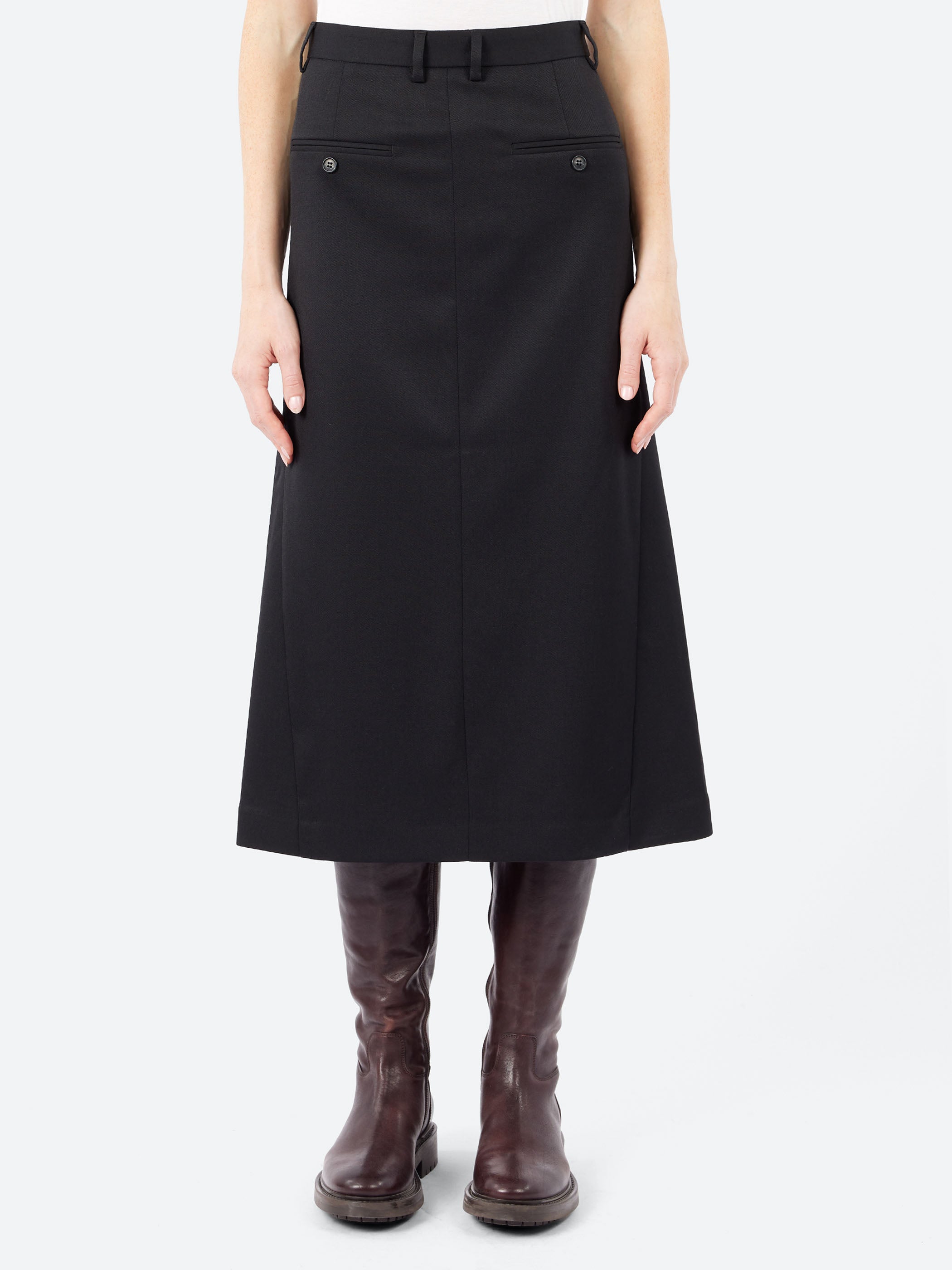 Tailored Midi Skirt