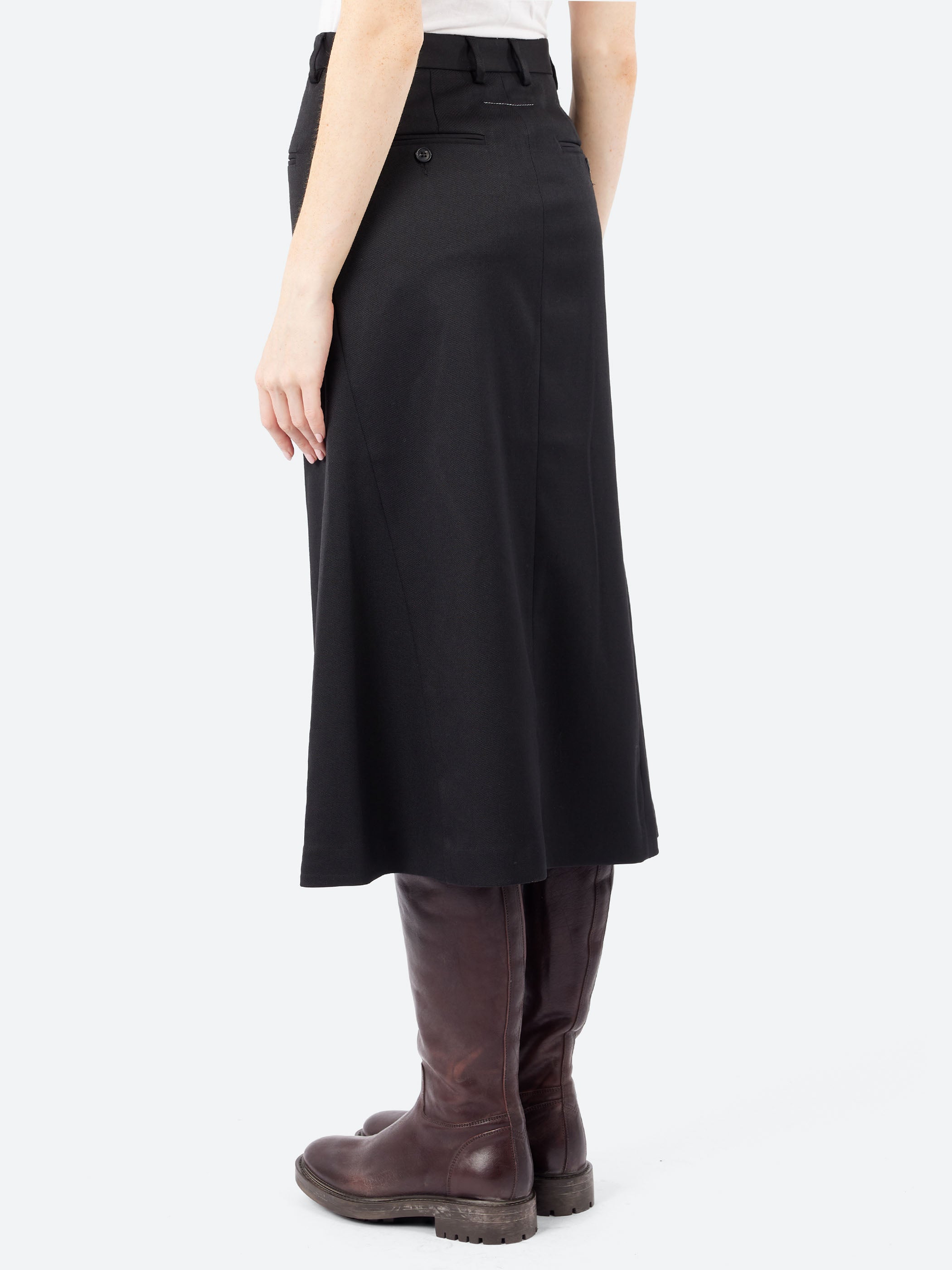 Tailored Midi Skirt