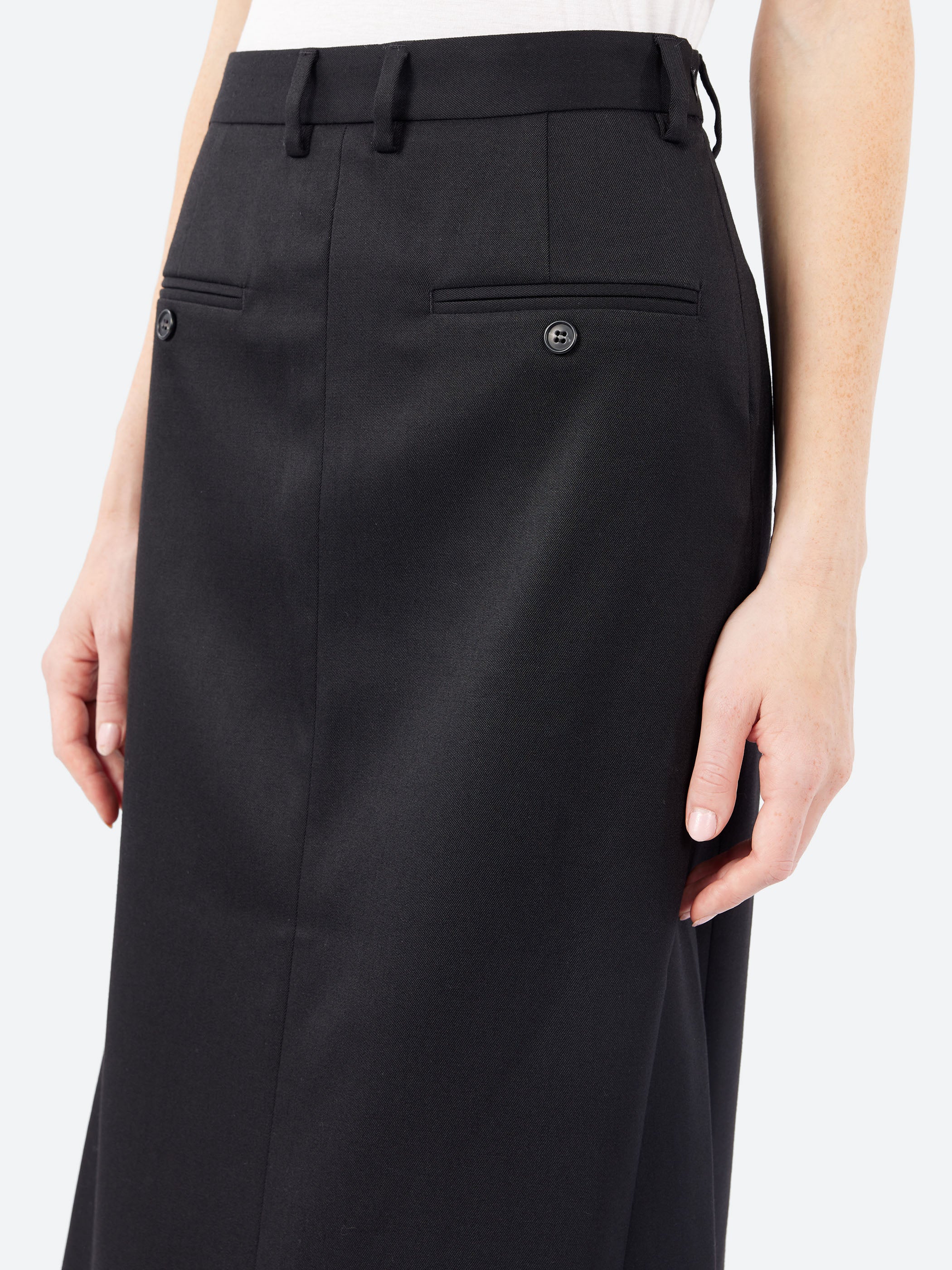 Tailored Midi Skirt