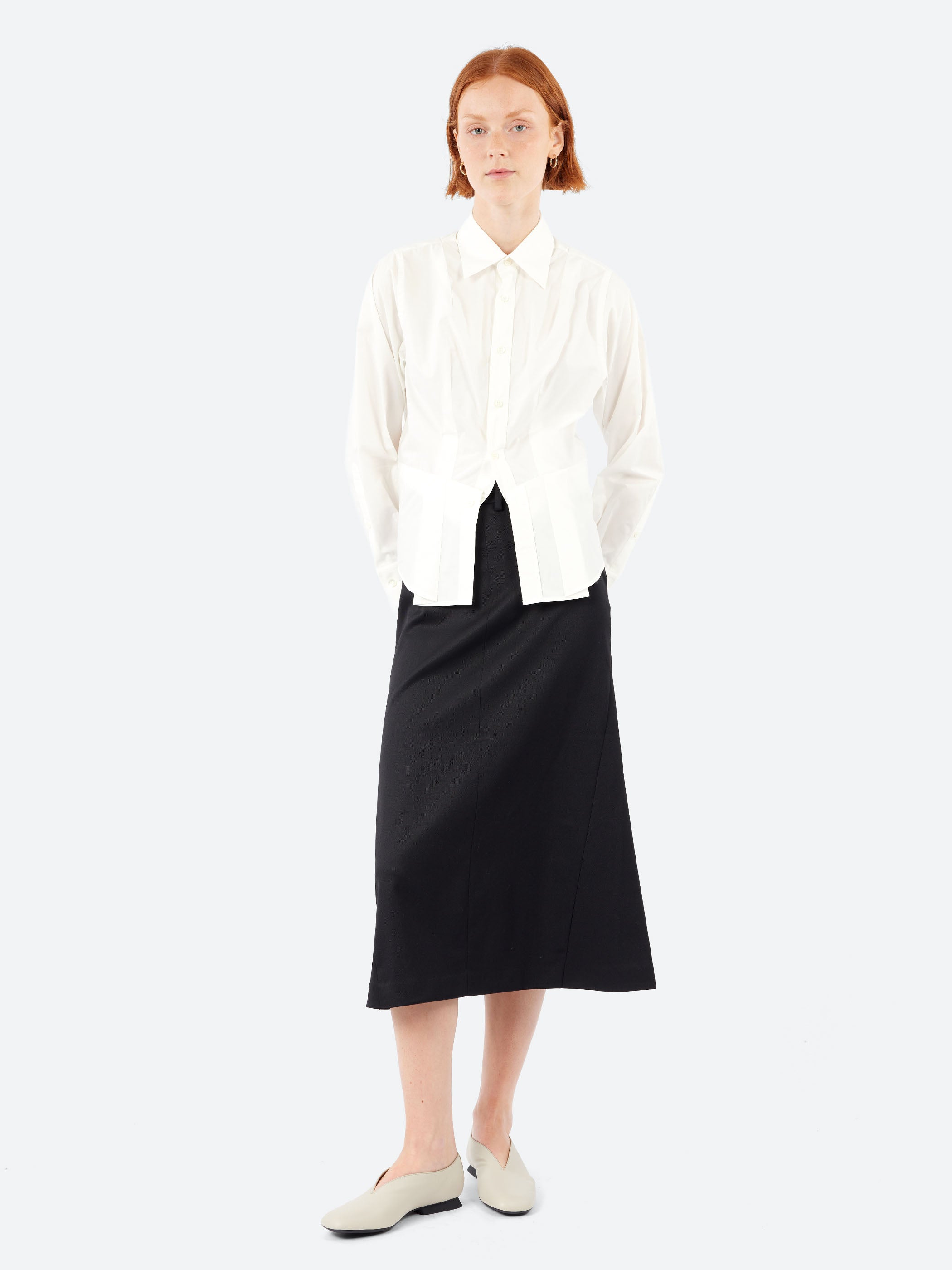Tailored Midi Skirt