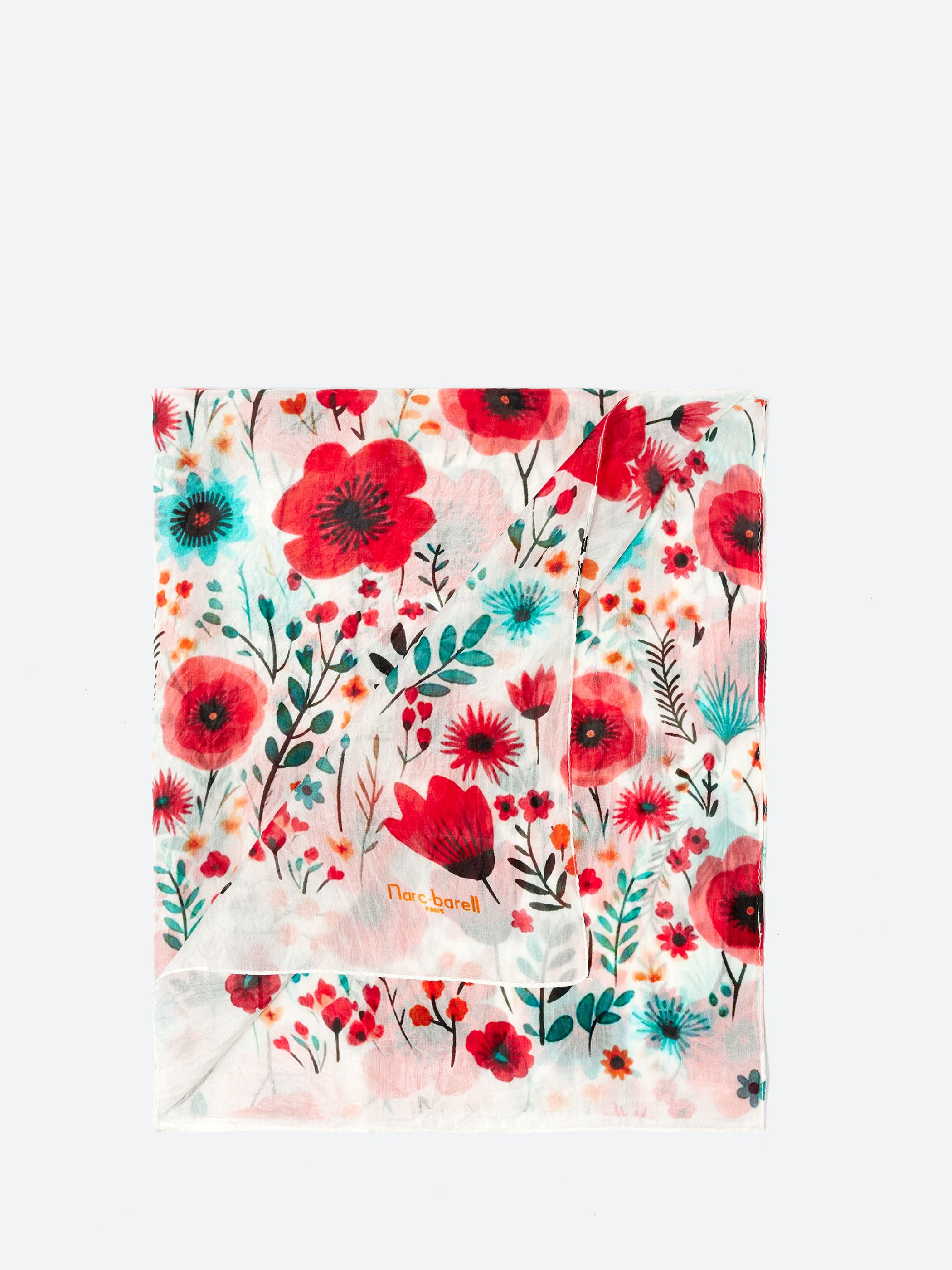 Poppy Print Scarf