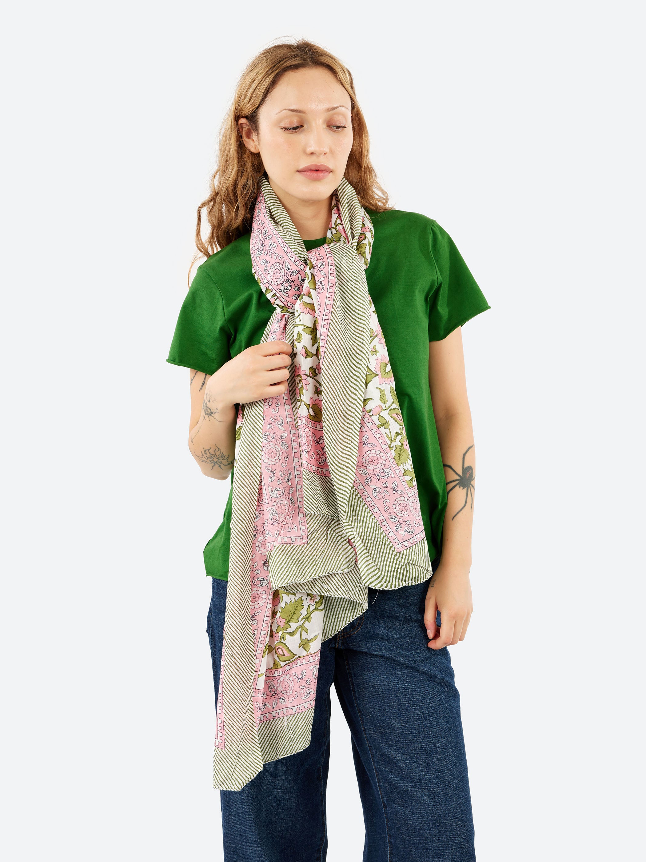 Floral Print Scarf