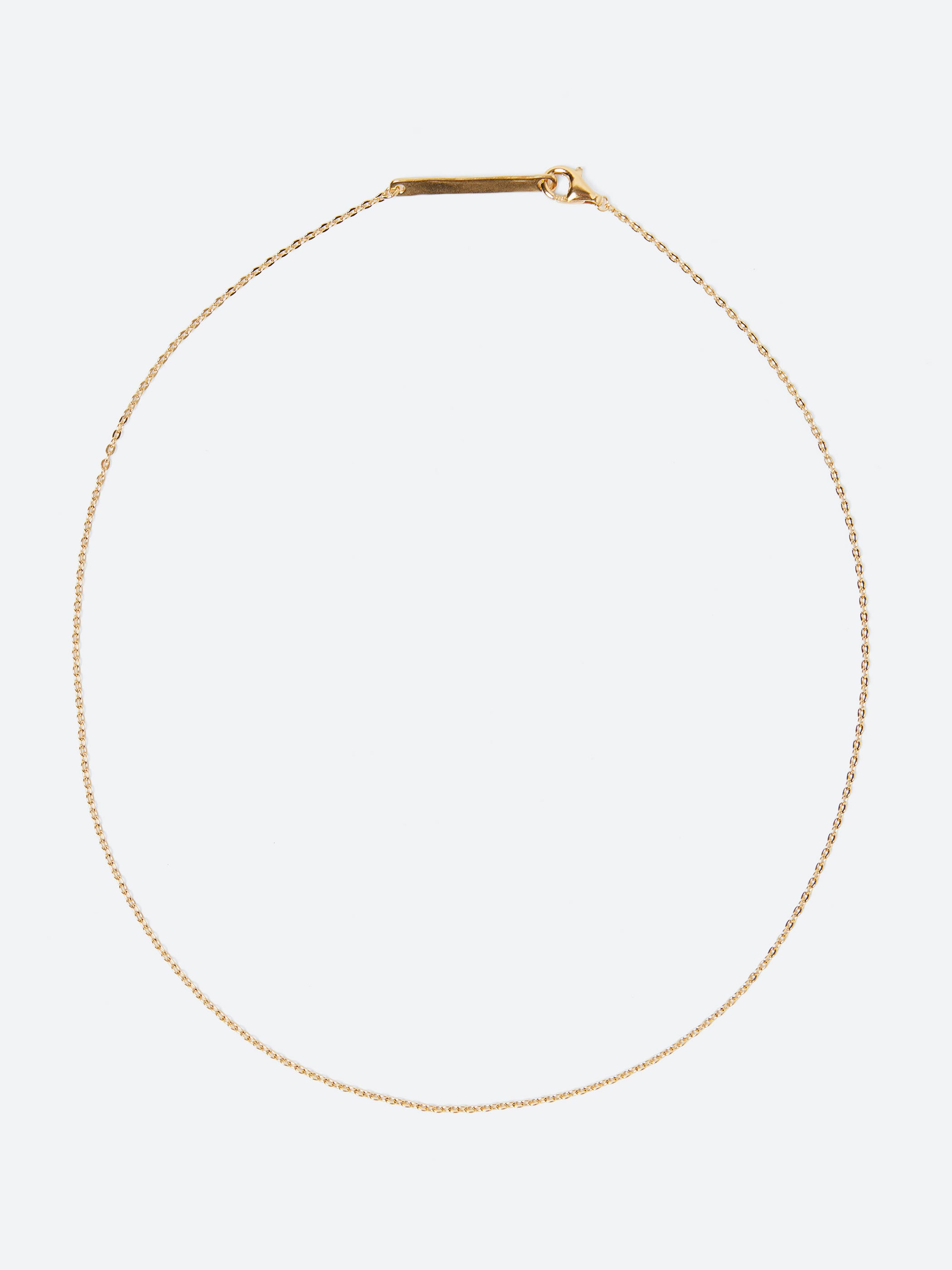 Flat Cable Chain Necklace