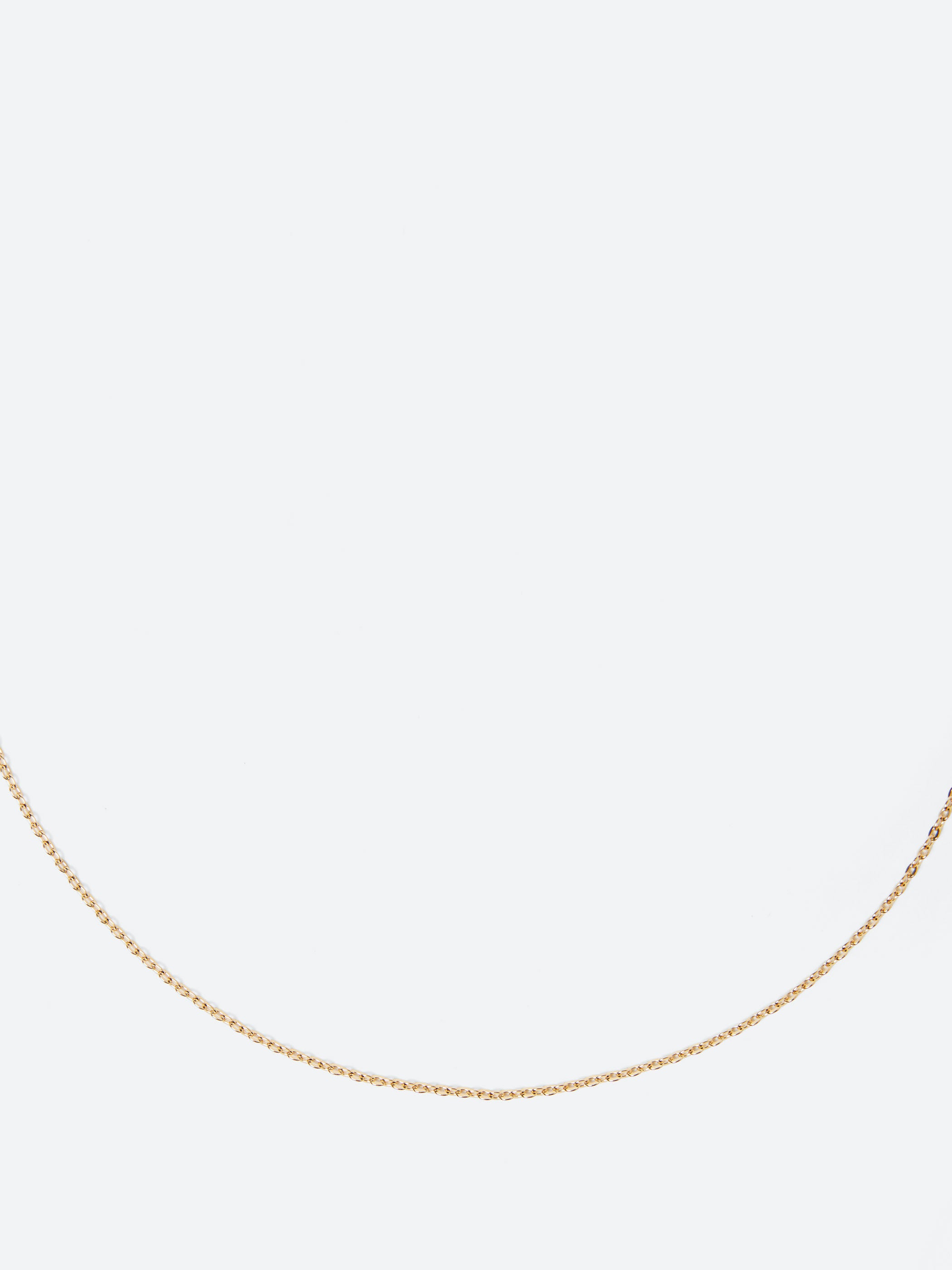 Flat Cable Chain Necklace