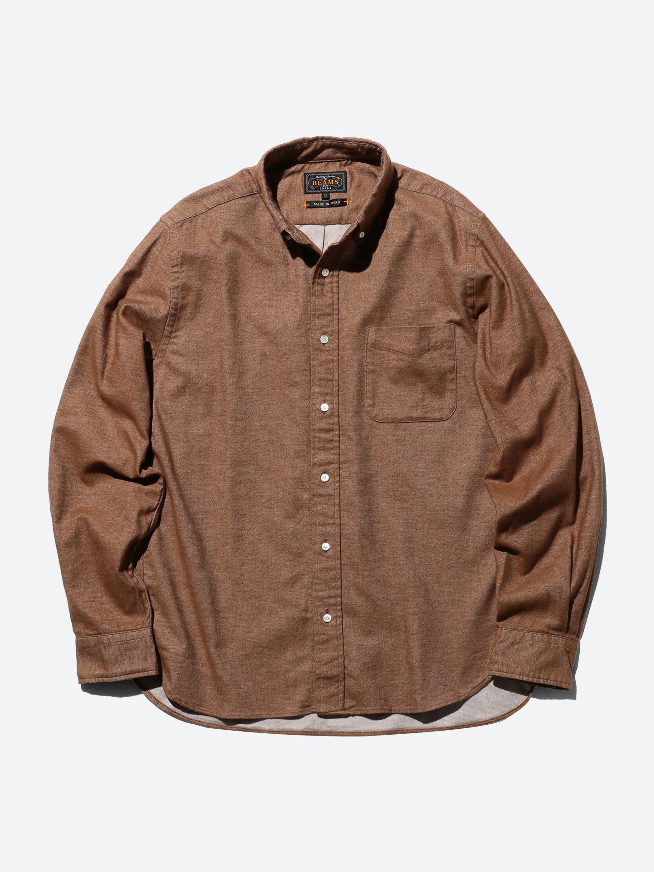Flannel Solid Button Down Shirt