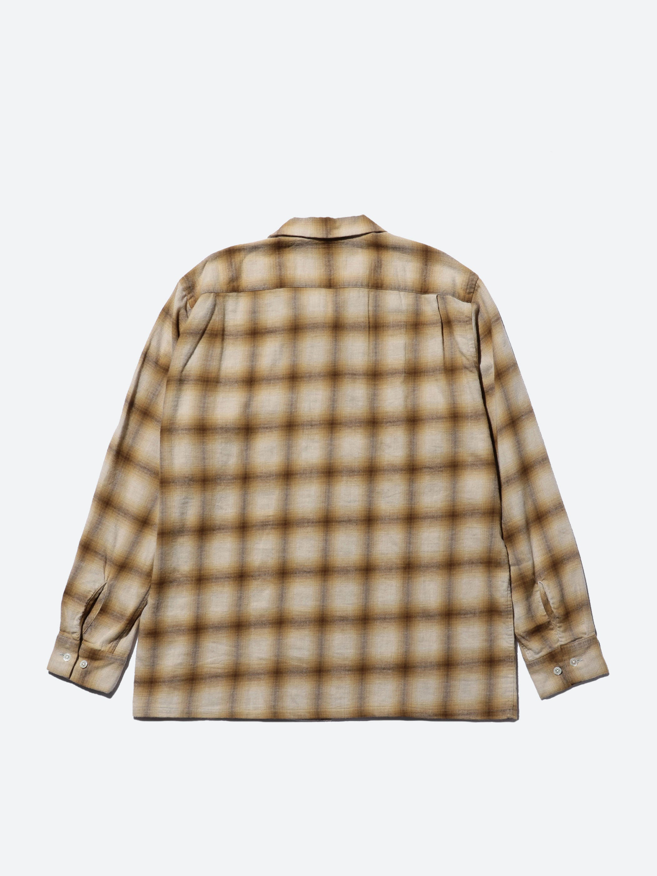 Open Collar Ombre Shirt