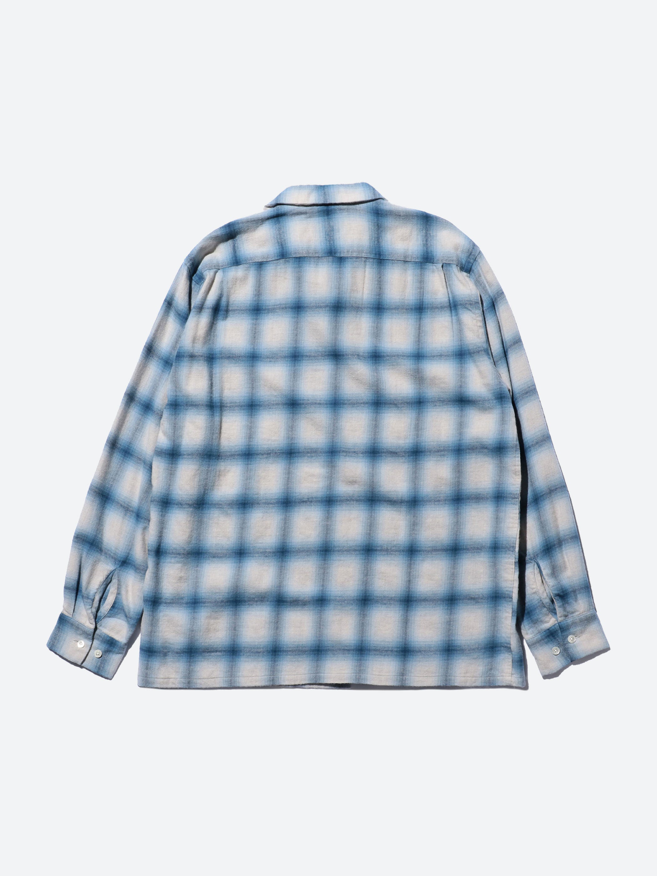 Open Collar Ombre Shirt