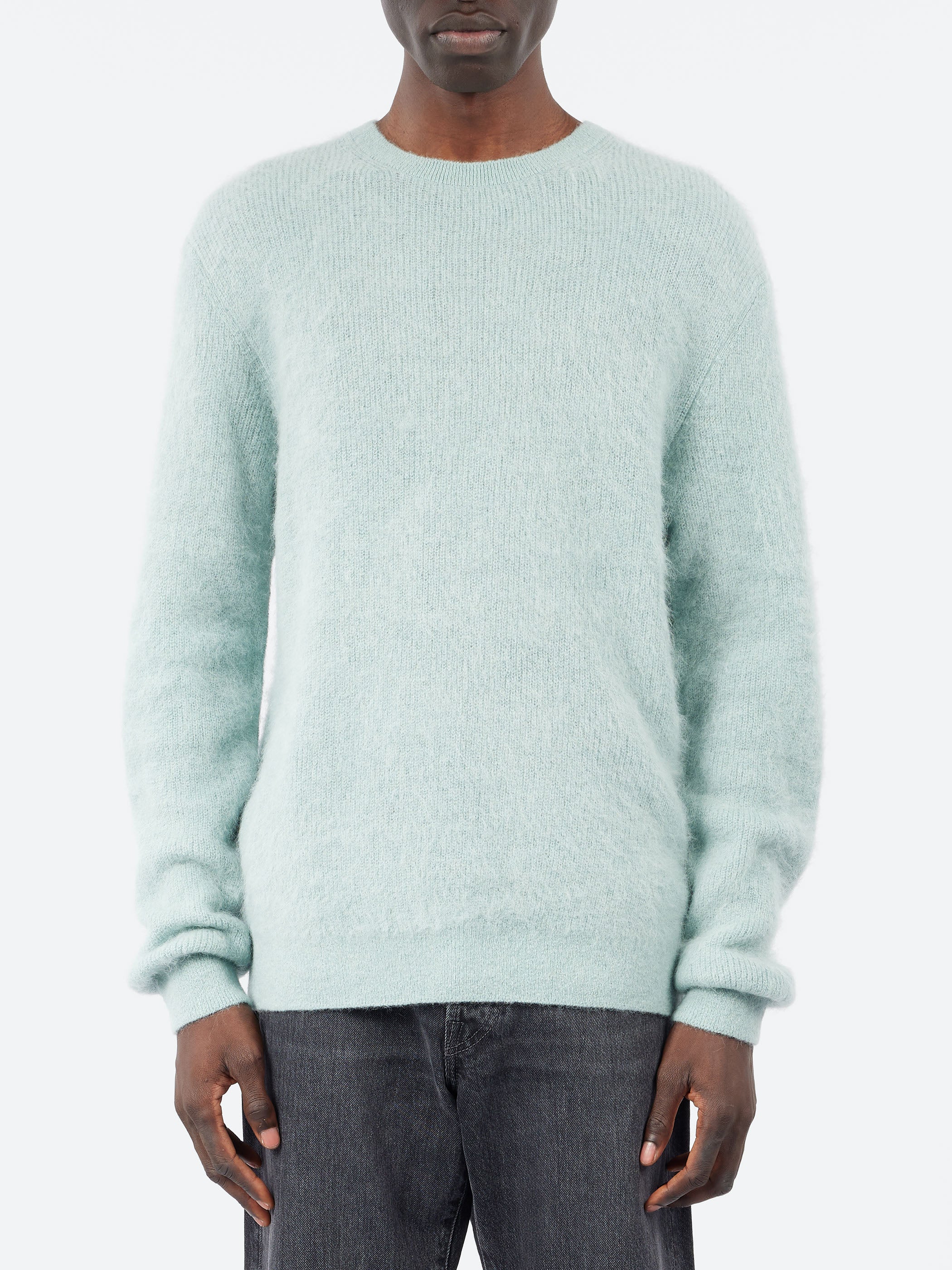 Crew Garter Stitch 7G Sweater