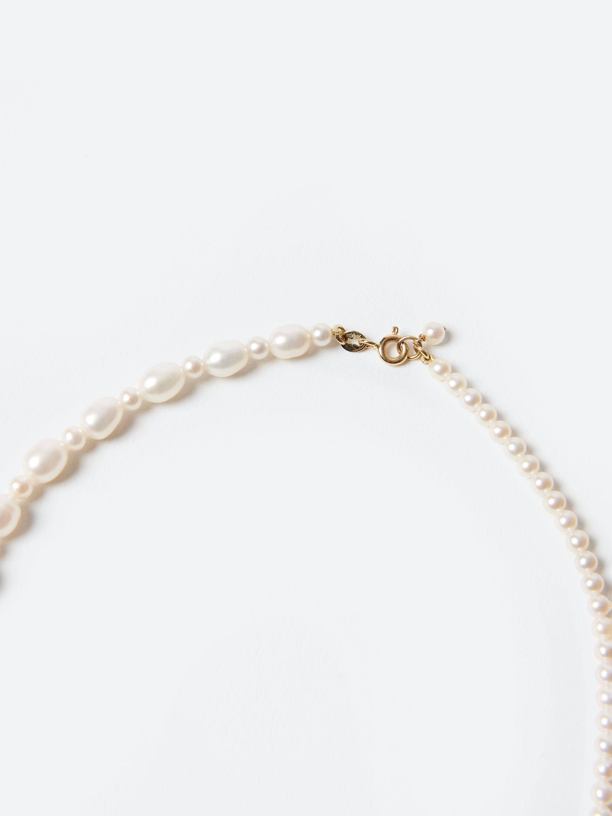 Mixed Pearl Strand Necklace