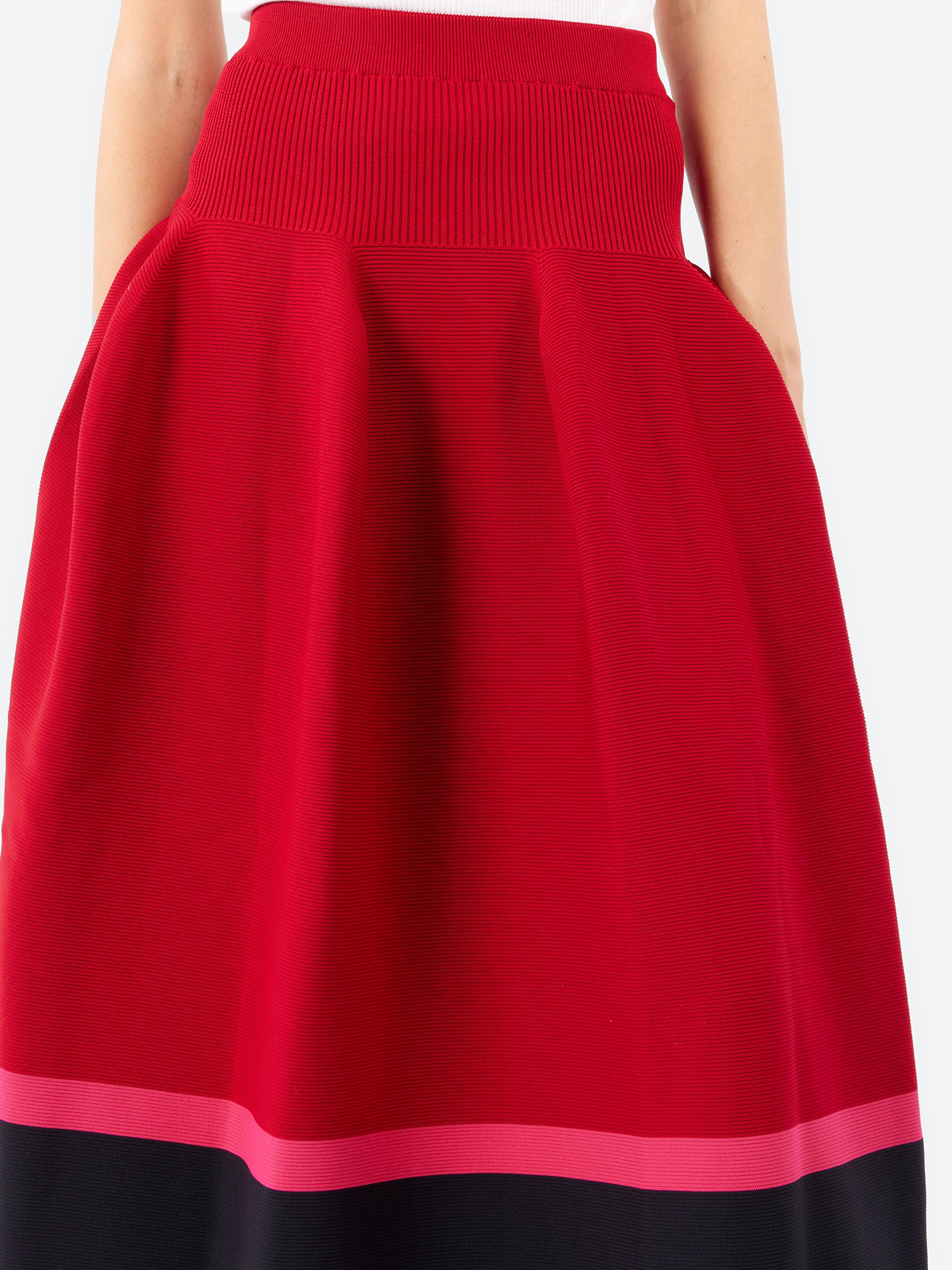 Pottery Rounded Hem Skirt