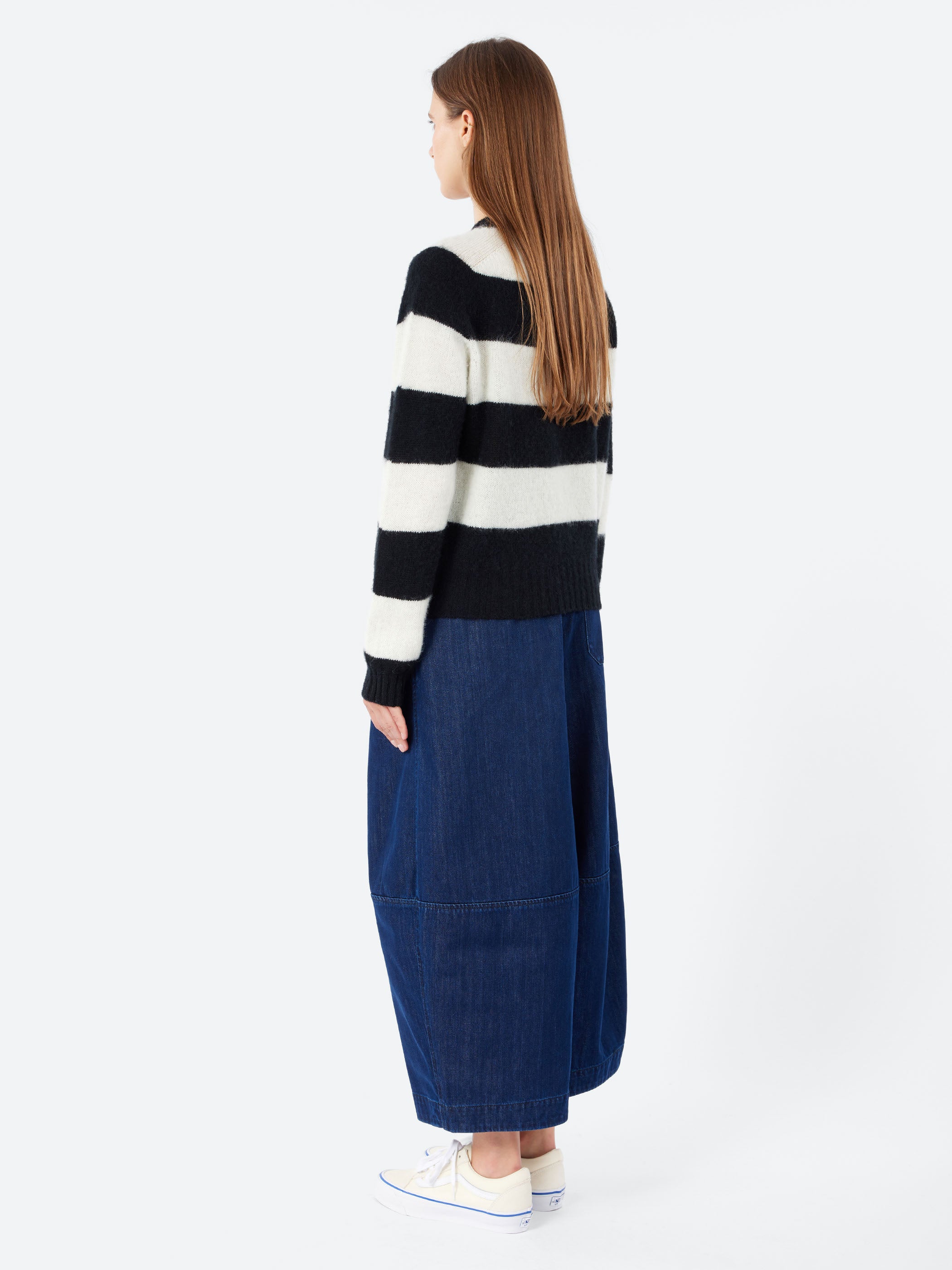 Jets Stripe Crew Knit