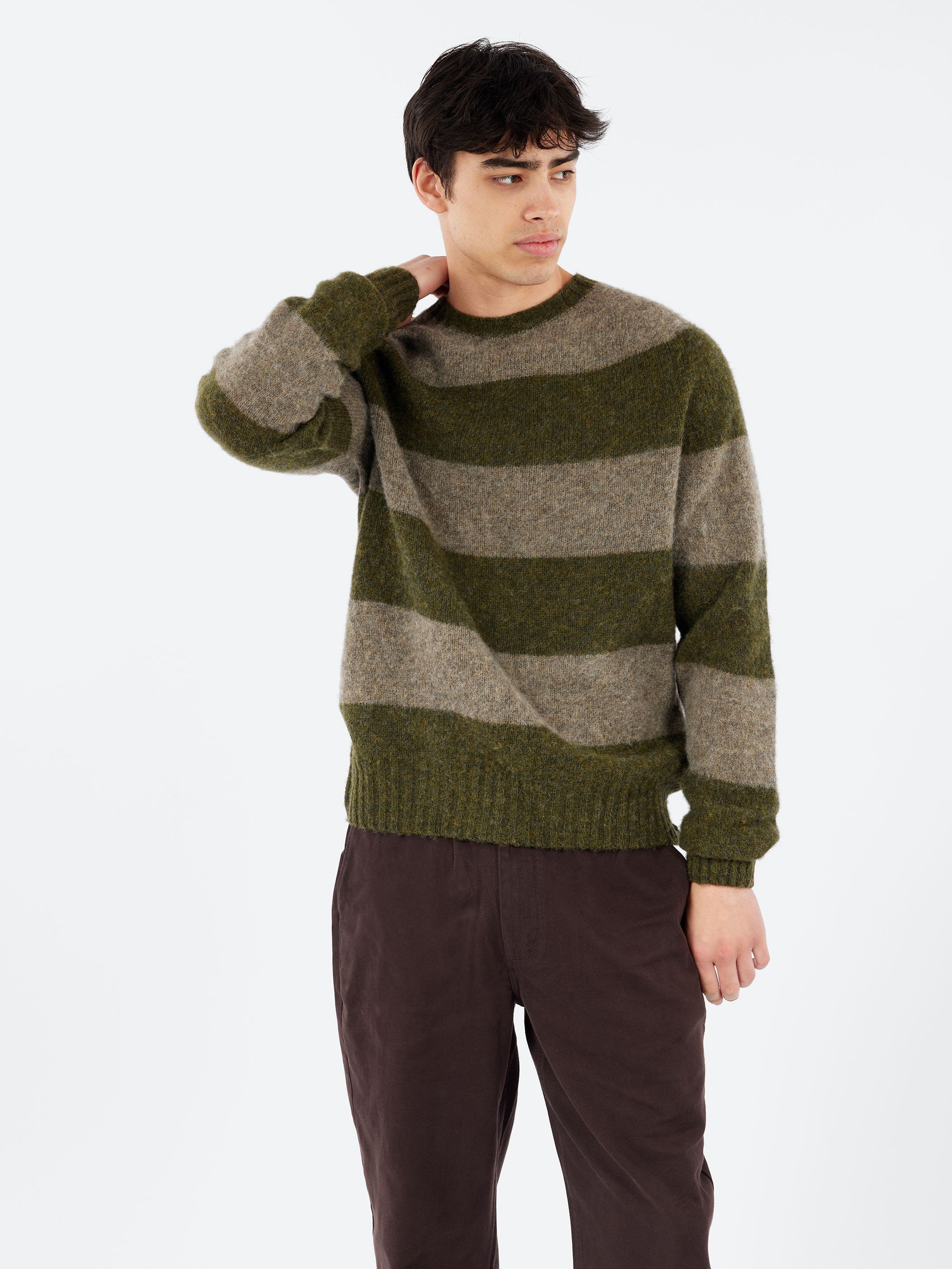 Suedehead Stripe Knit
