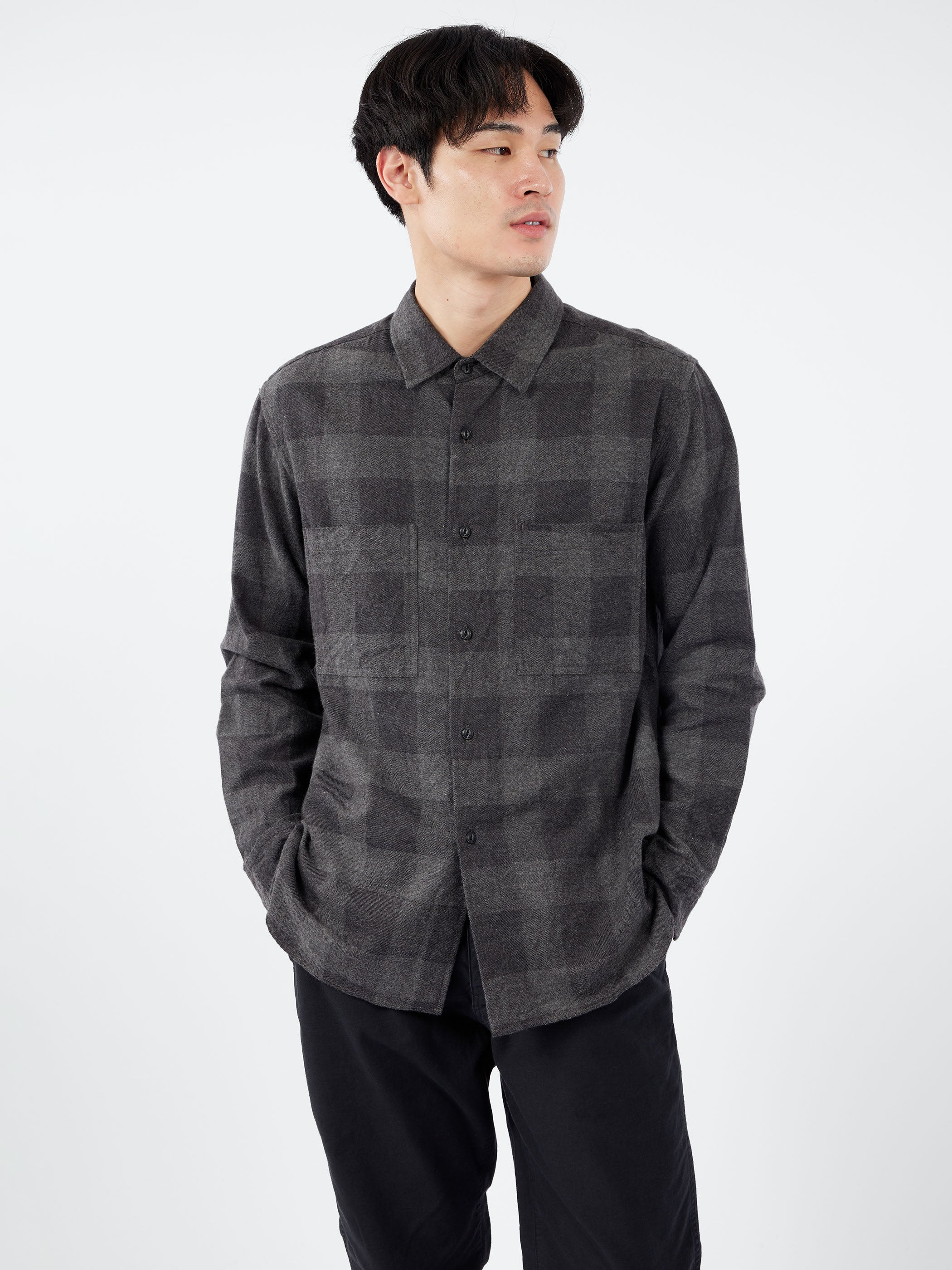 Flannel Check CPO Type Shirt
