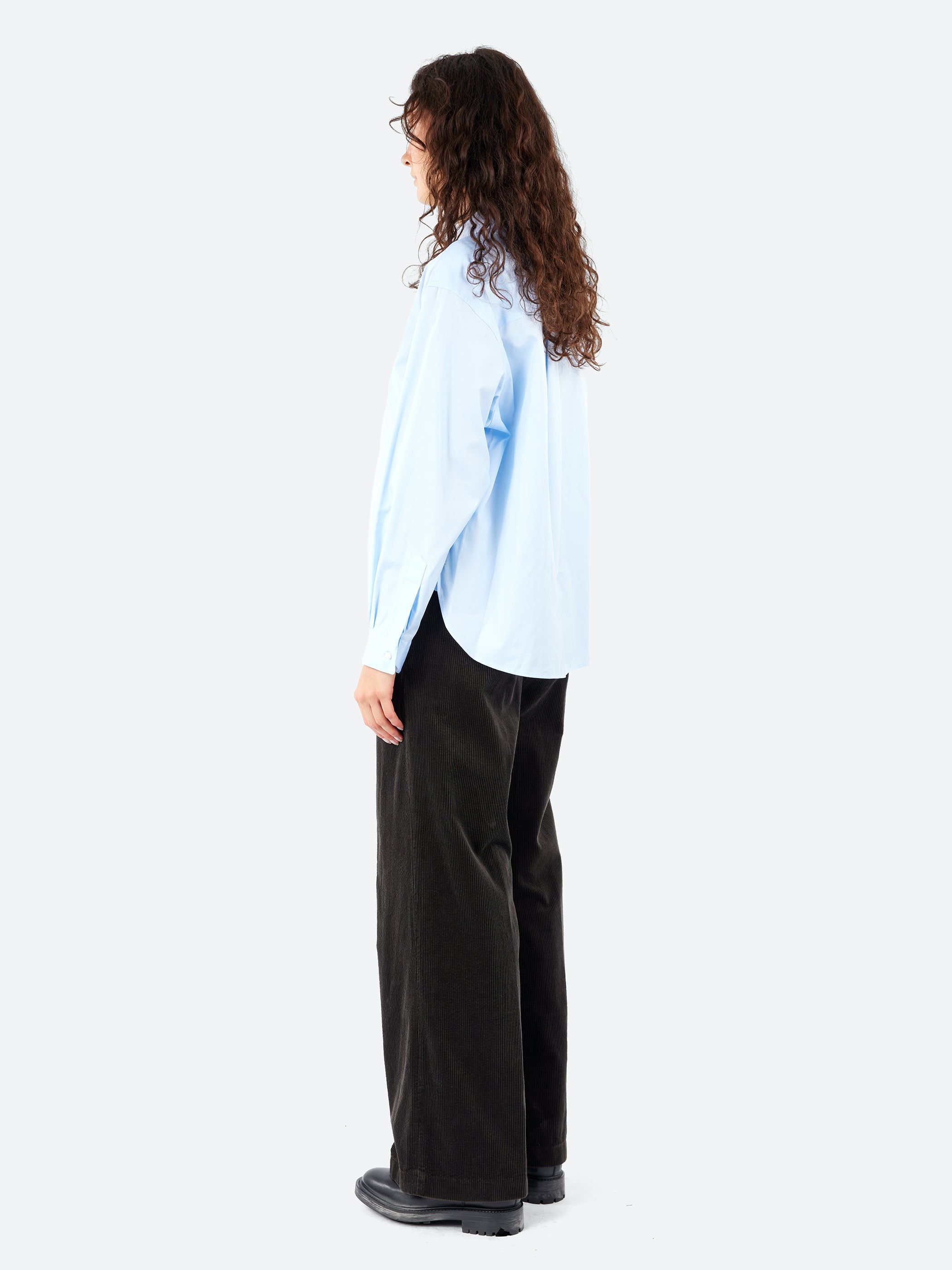 Cotton Poplin Boxy Shirt