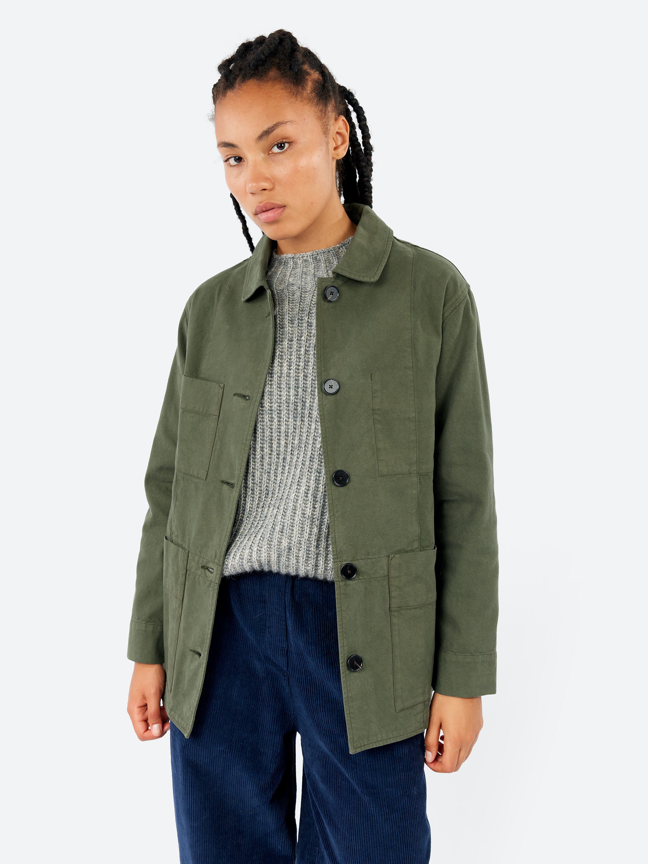 Cotton Canvas Workwear Jacket