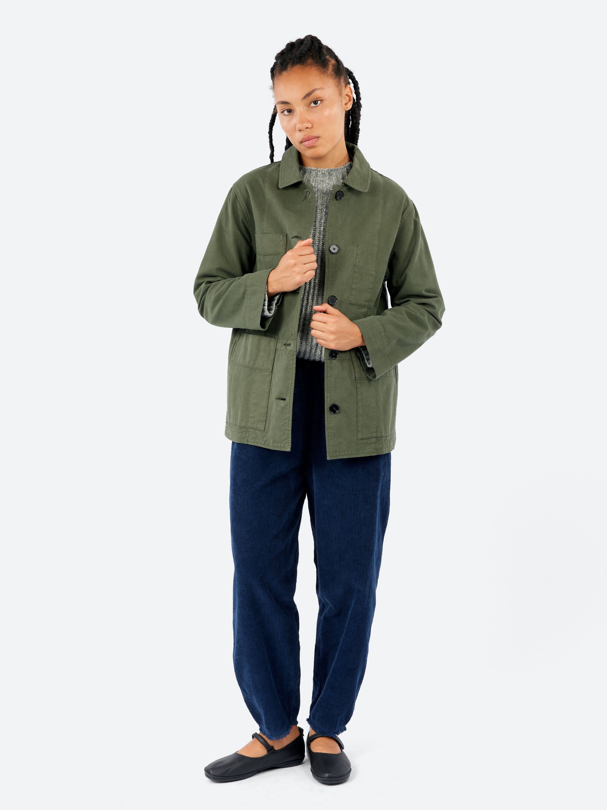 Cotton Canvas Workwear Jacket