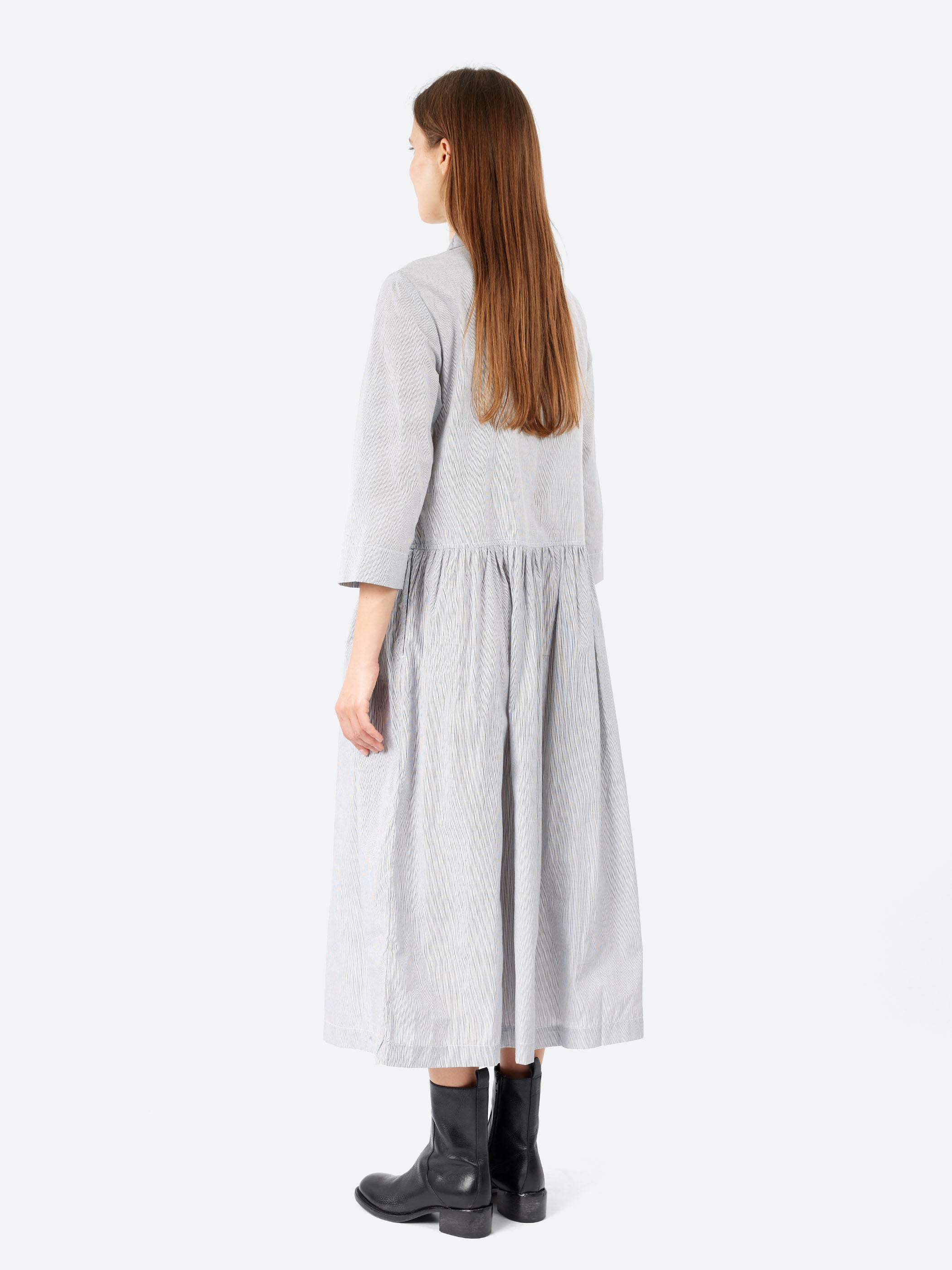 Fine Stripe Shirt Dress