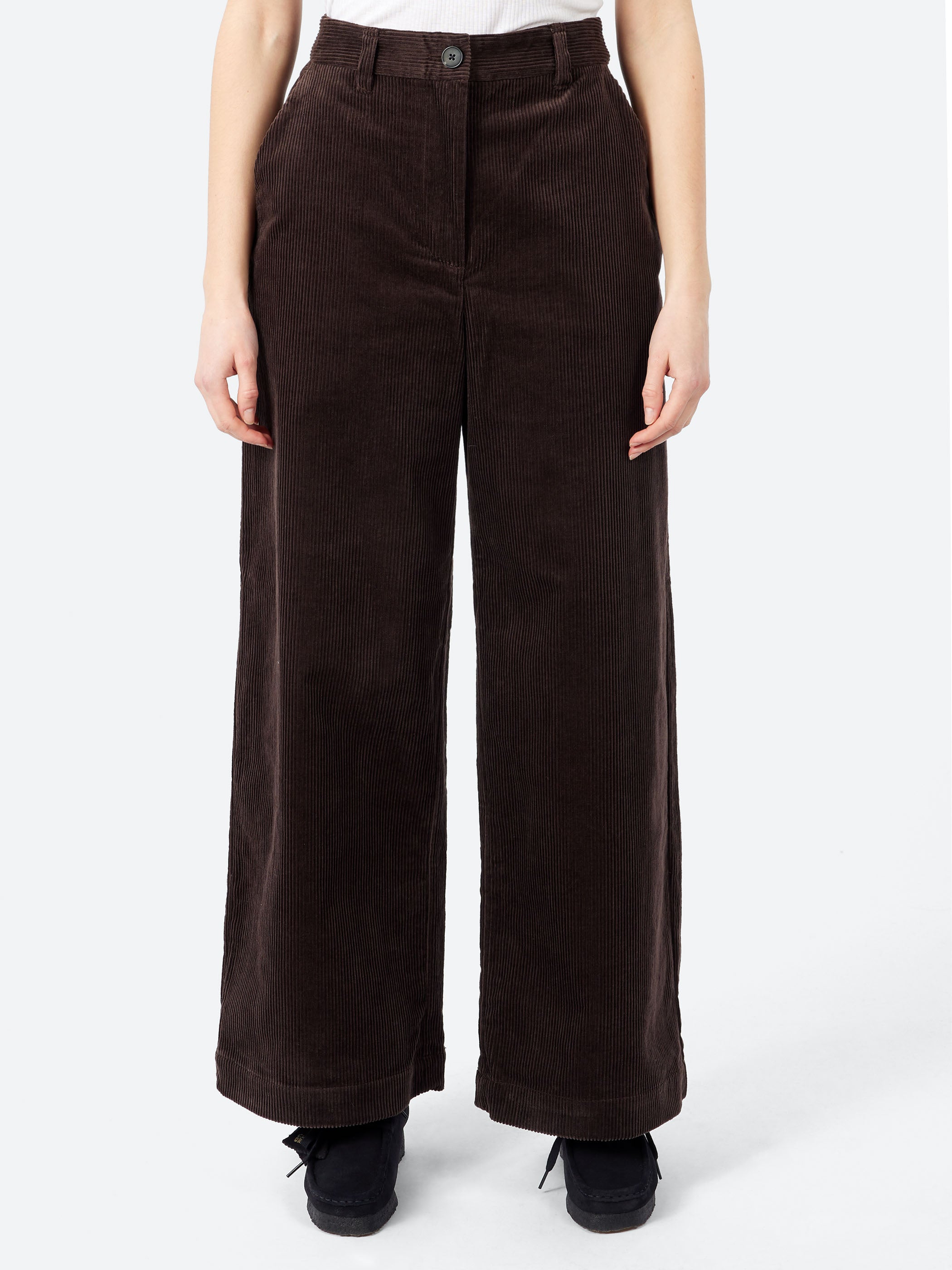 Wide Leg Organic Cord Trousers