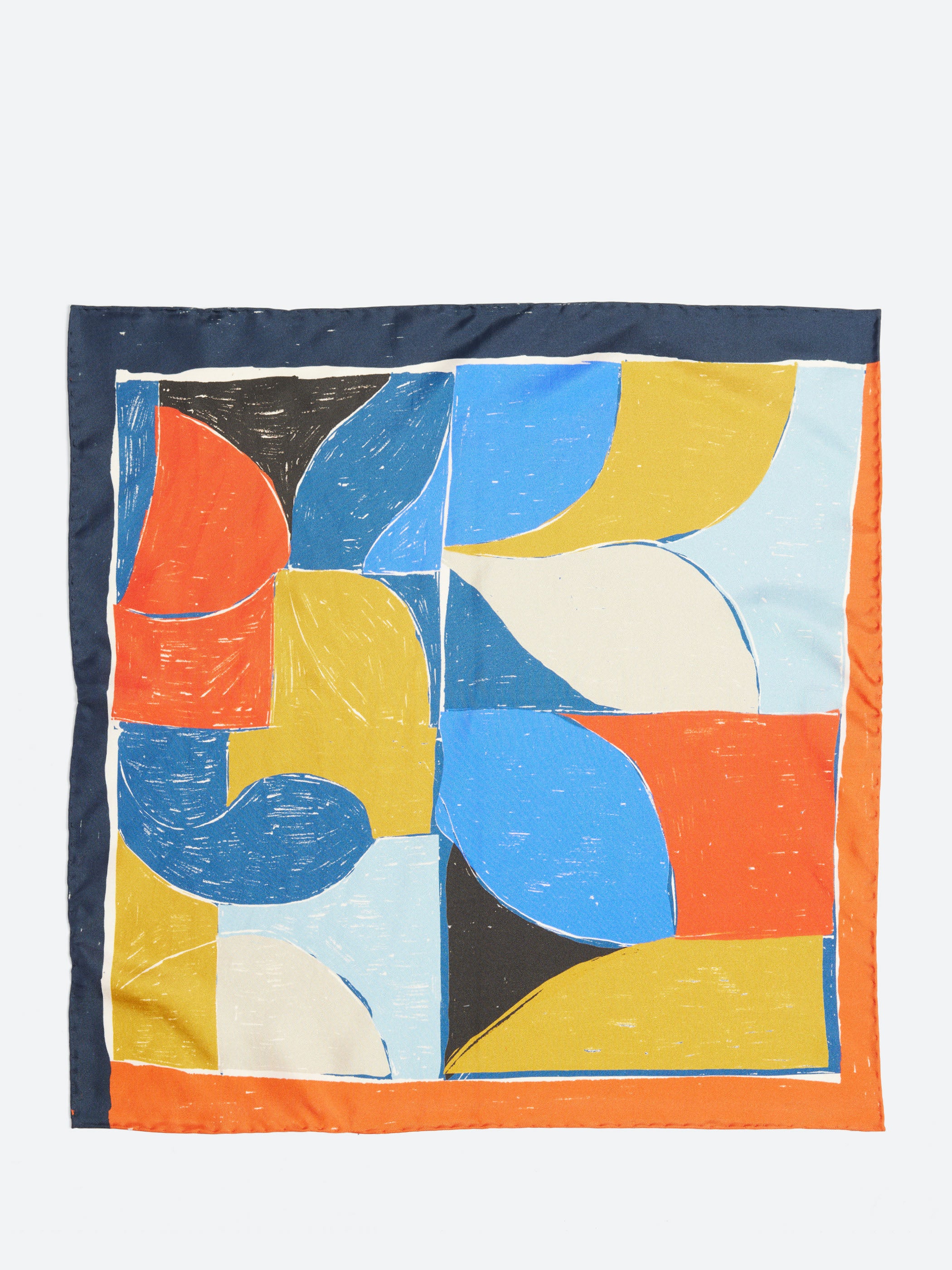 Paintbox Print Silk Bandana