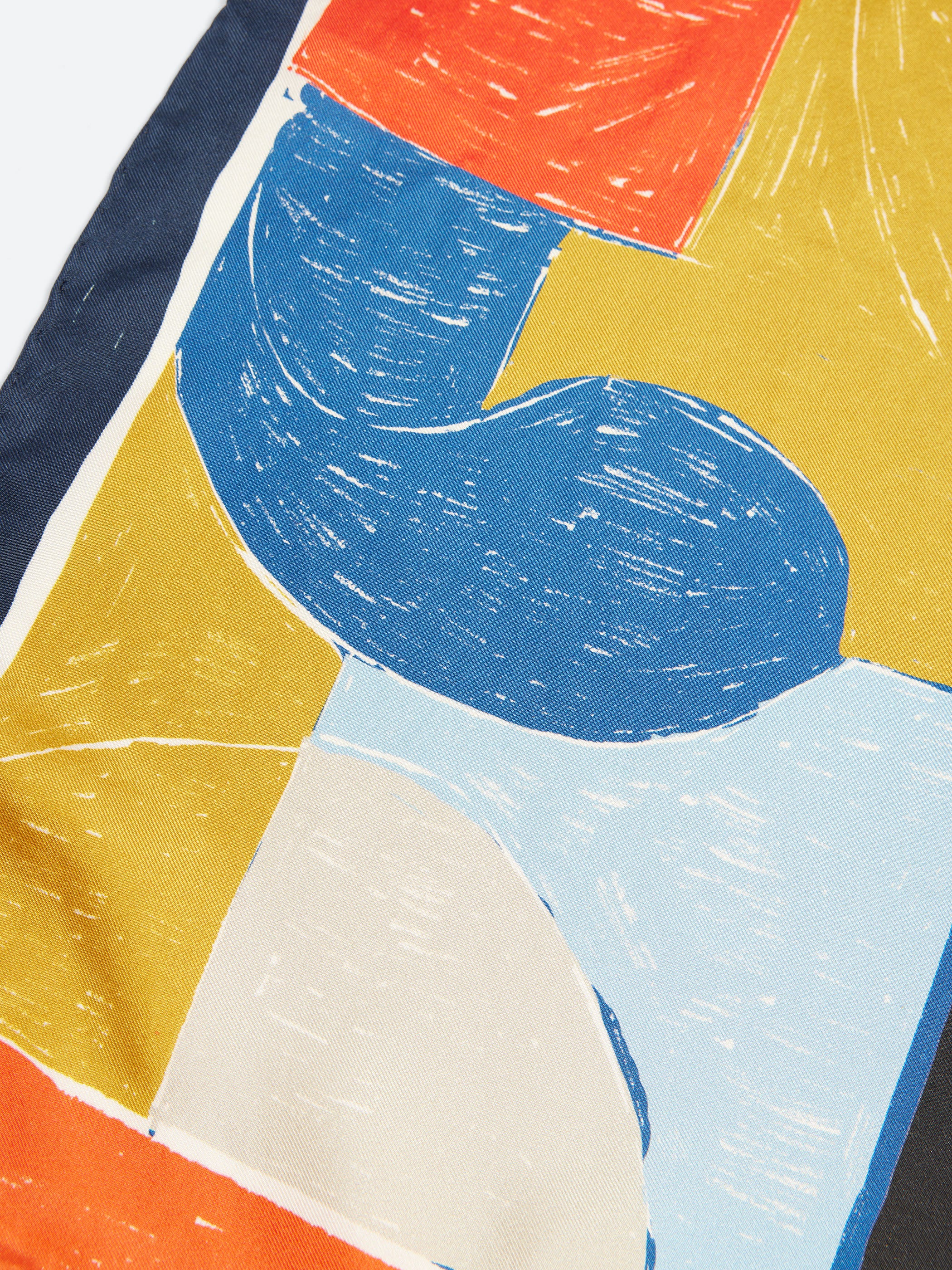 Paintbox Print Silk Bandana