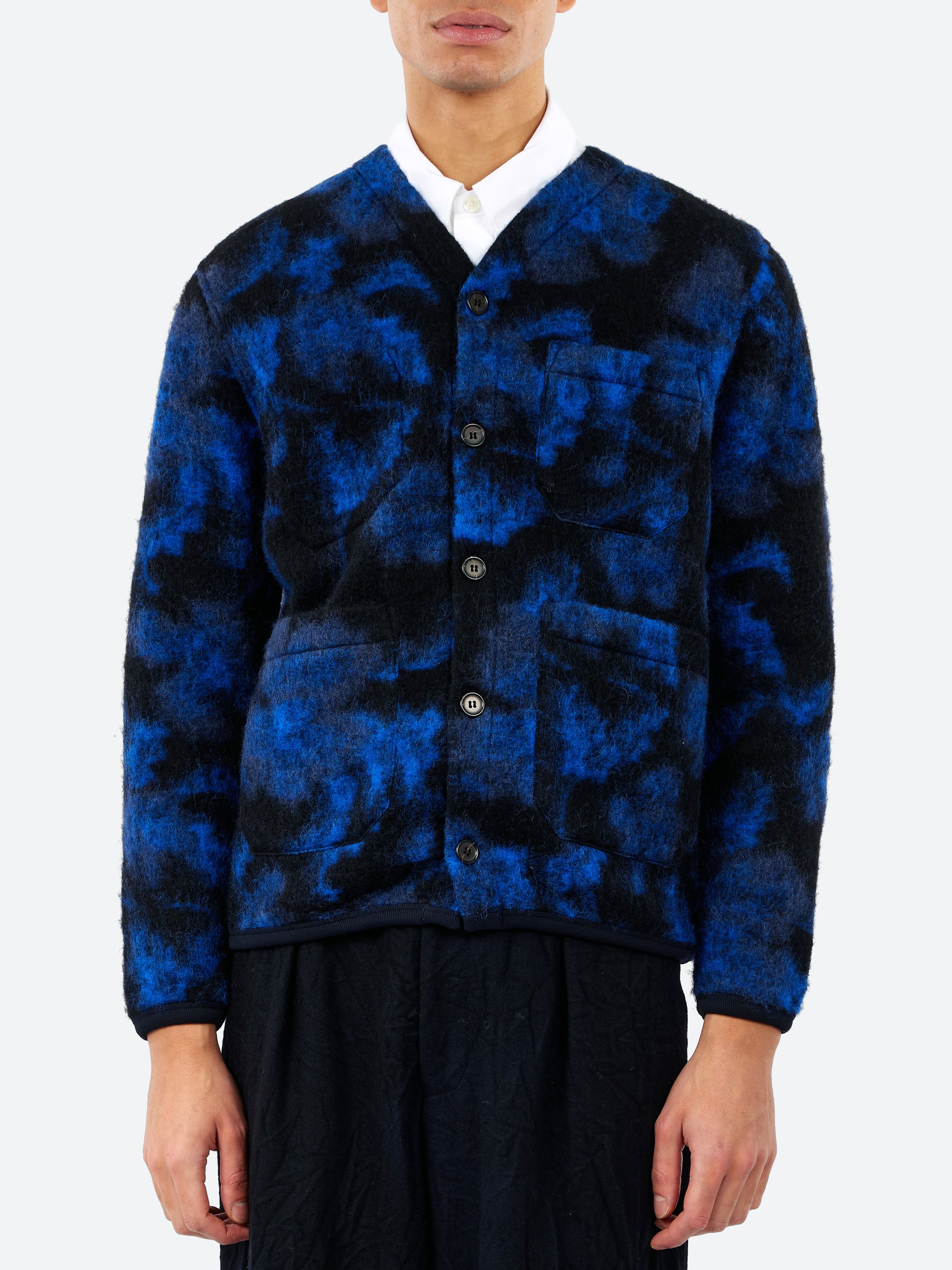 Flower Fleece Cardigan