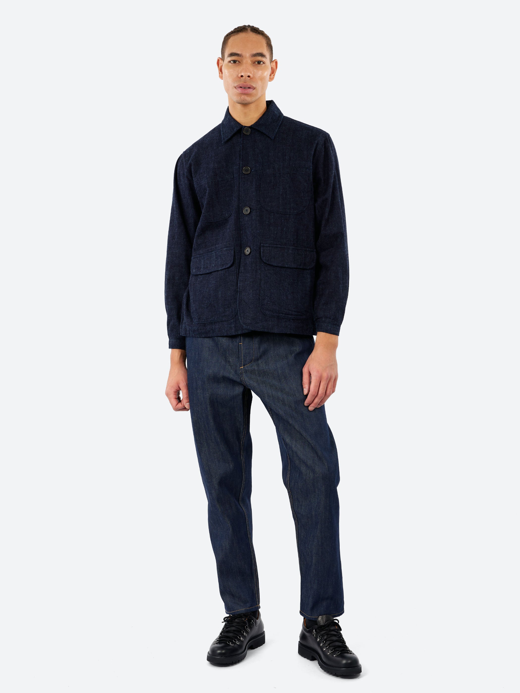 Brushed Denim Labour Jacket