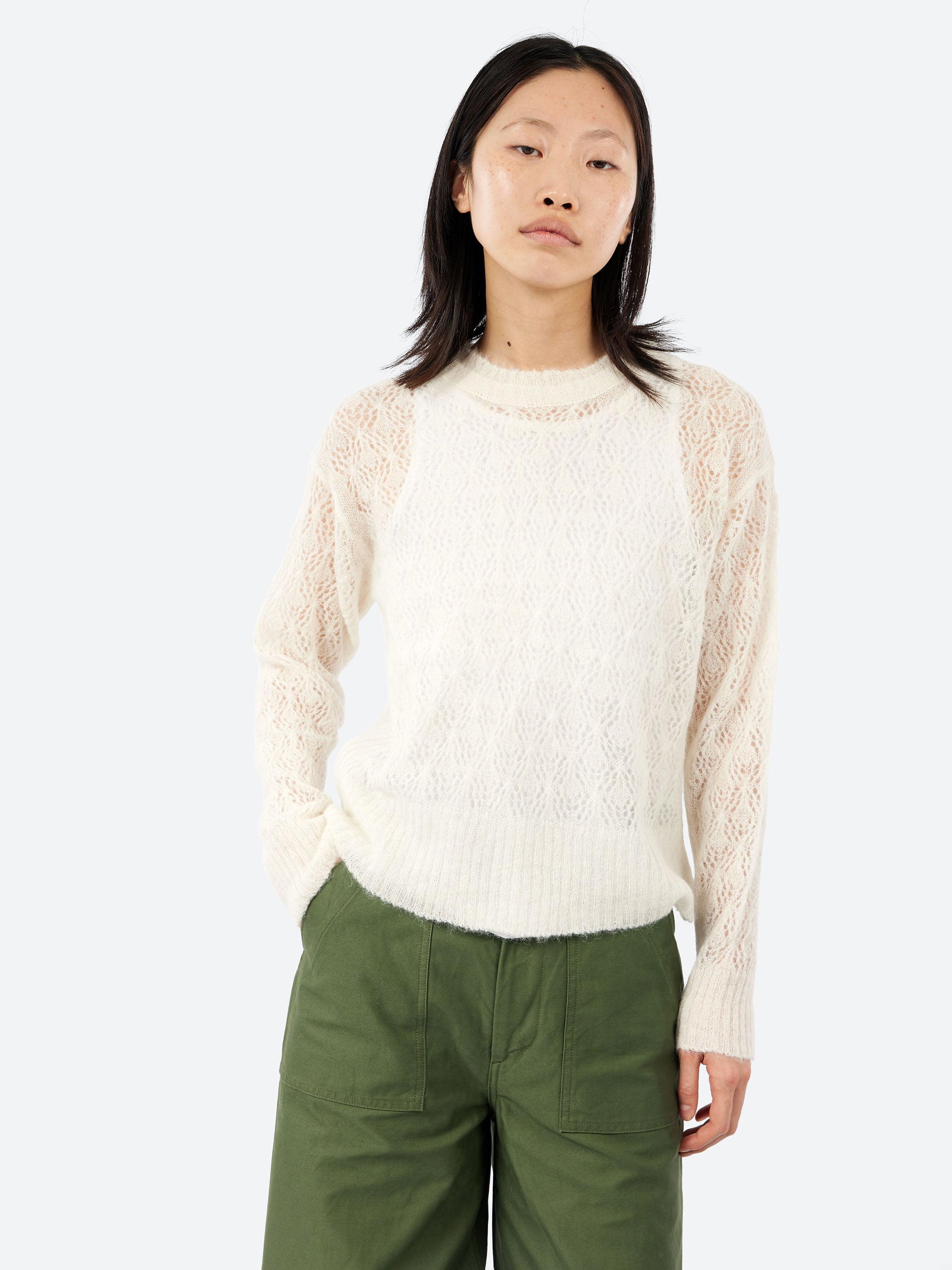 Lacey Knit Mohair