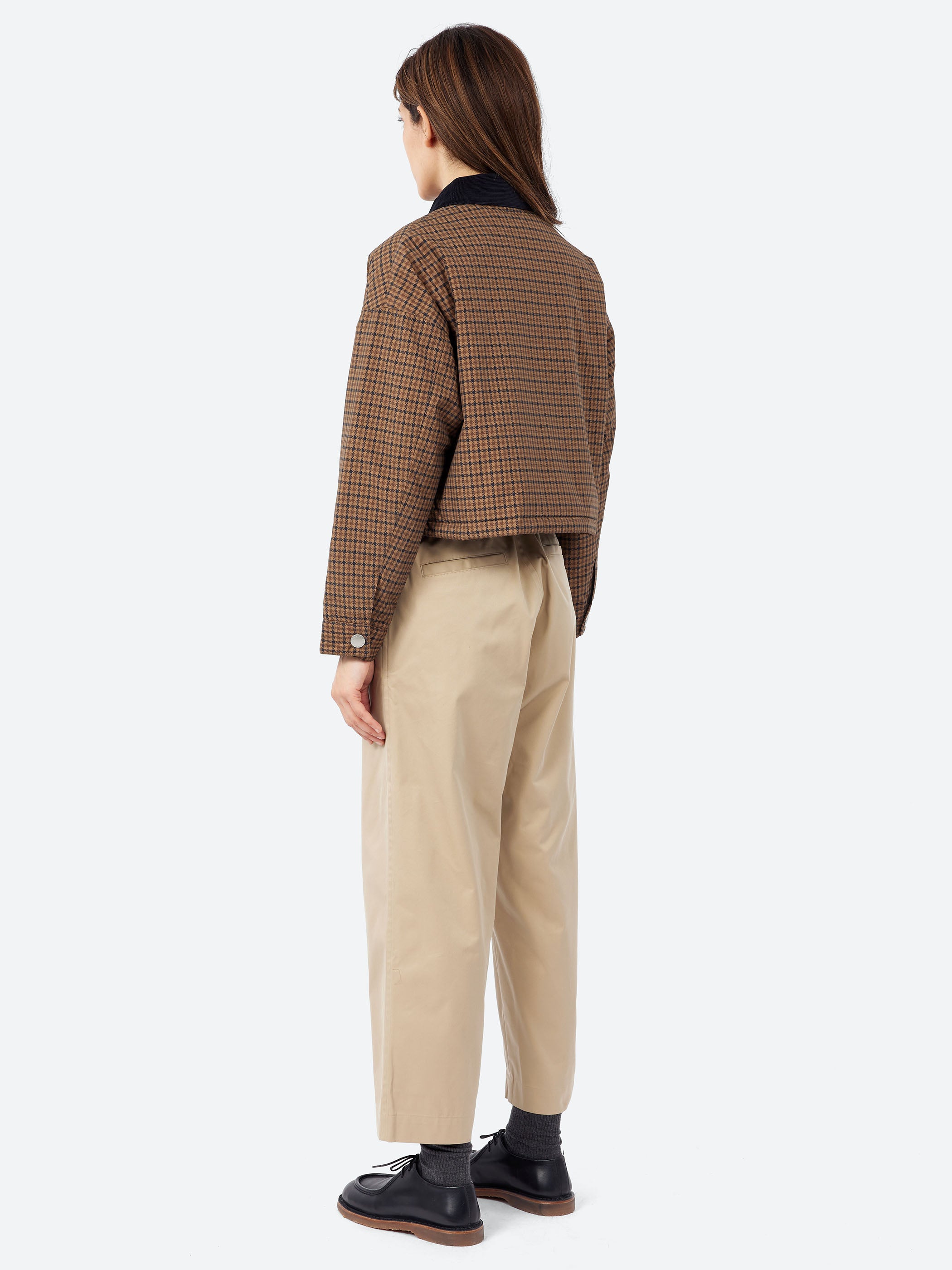 Nylon Tussah Short Jacket